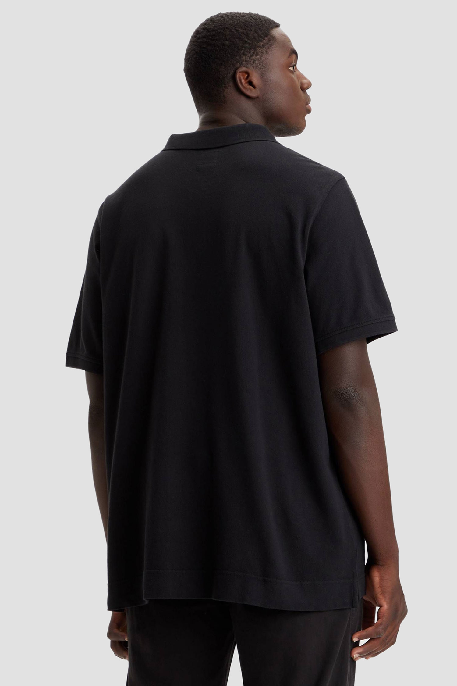 Мужское черное поло 3