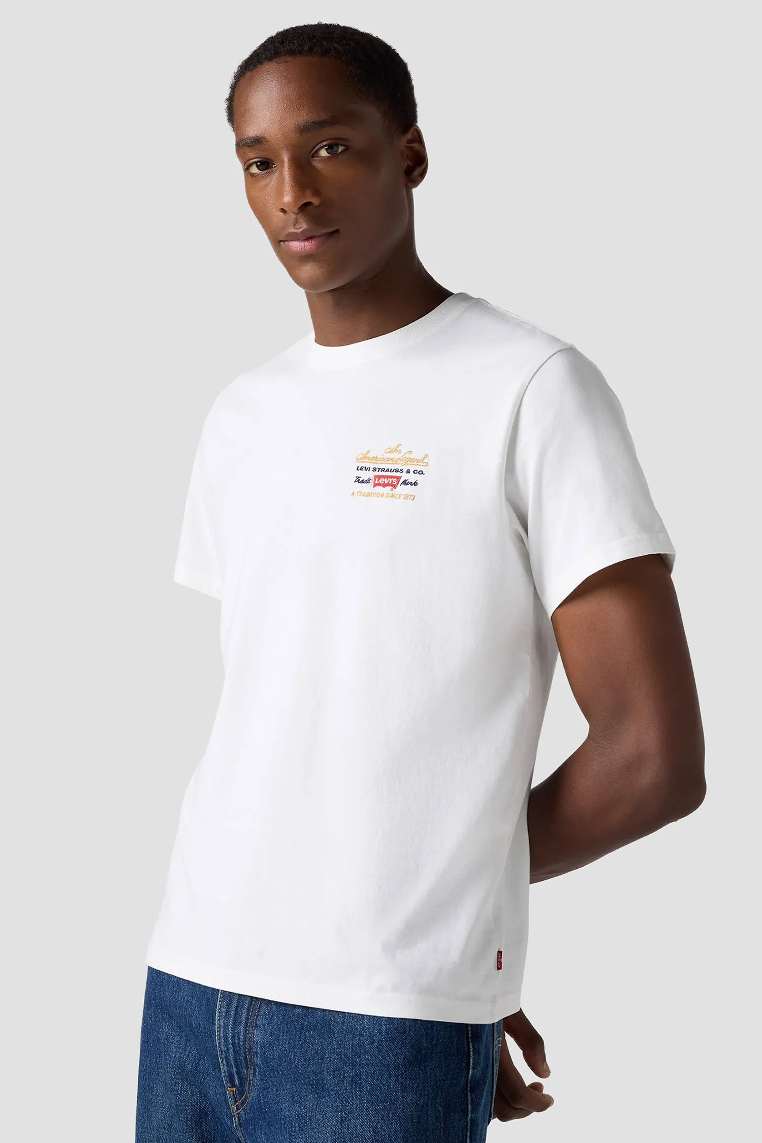 Мужская белая футболка 4