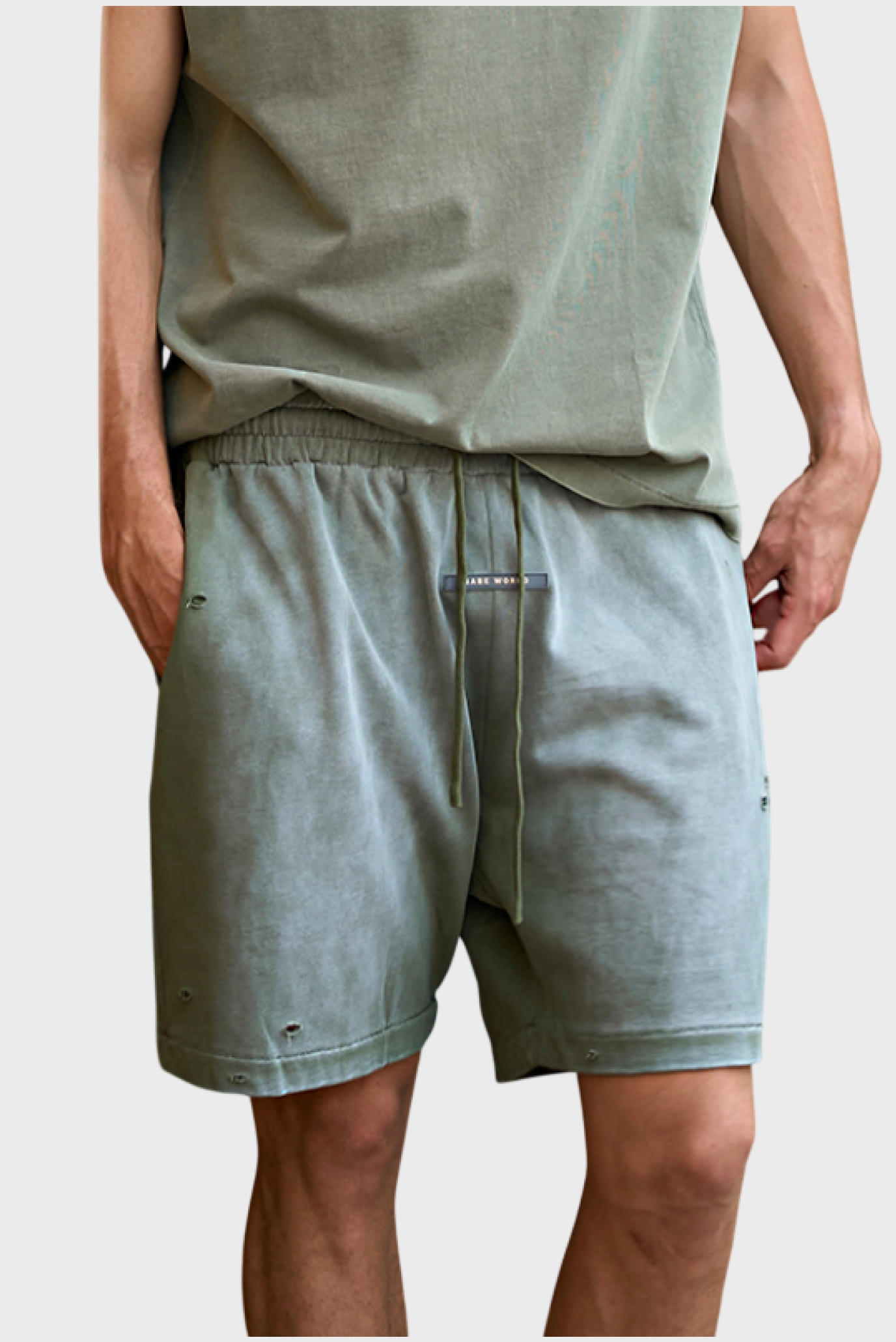 Шорты Sabe Shorts Washed Green 1