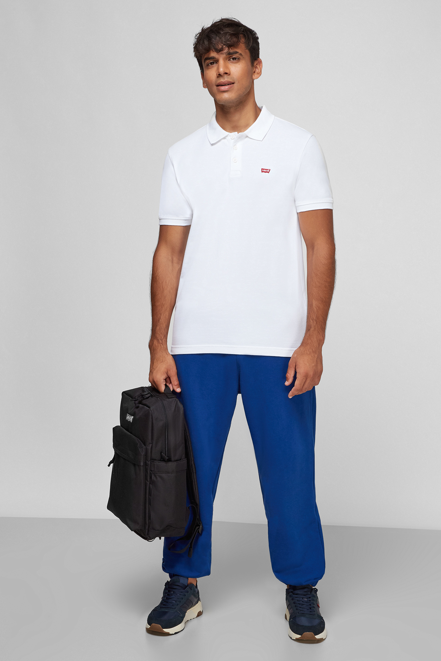 Мужское белое поло 6