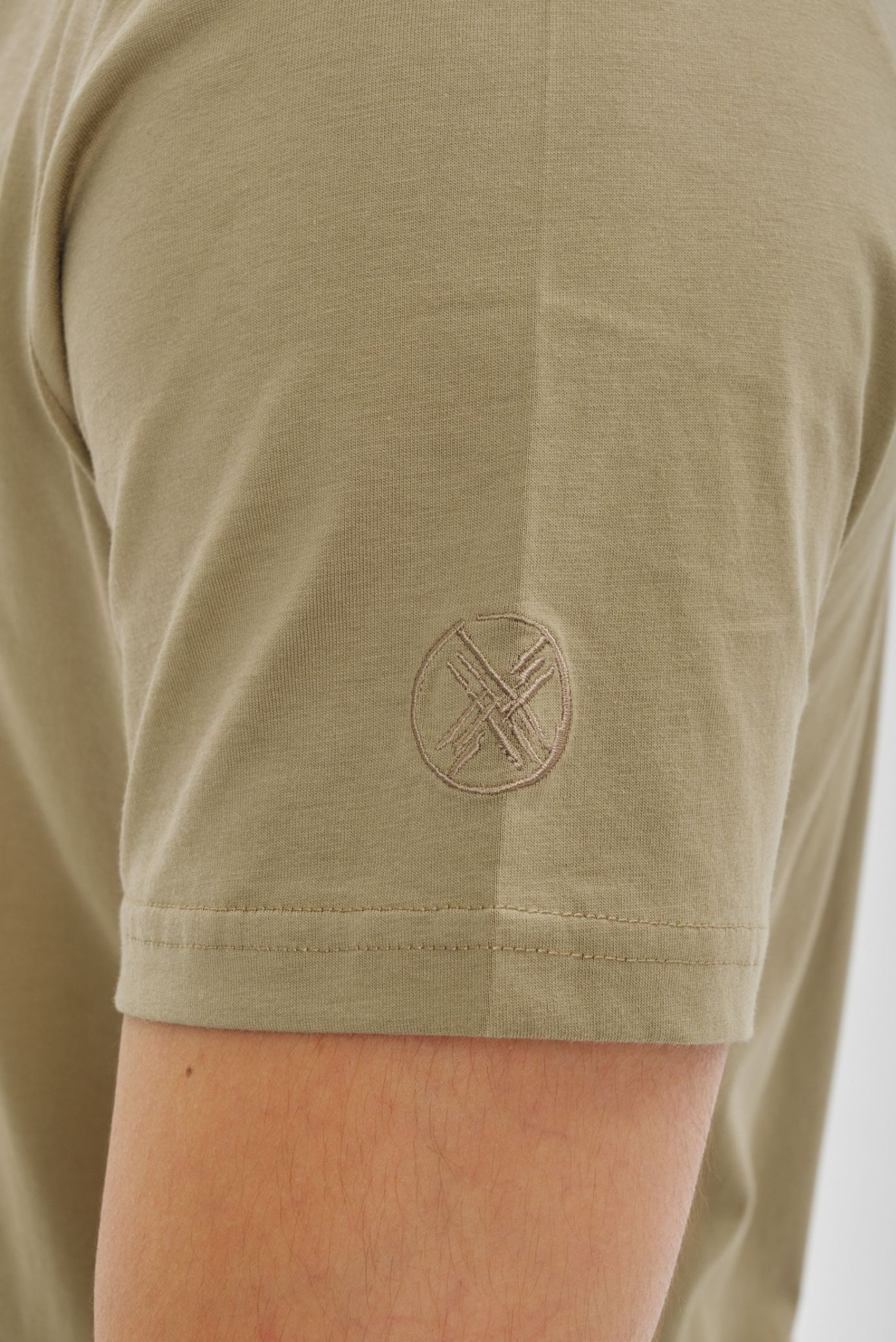 Хаки футболка SHANYRAQ (Унисекс) 9