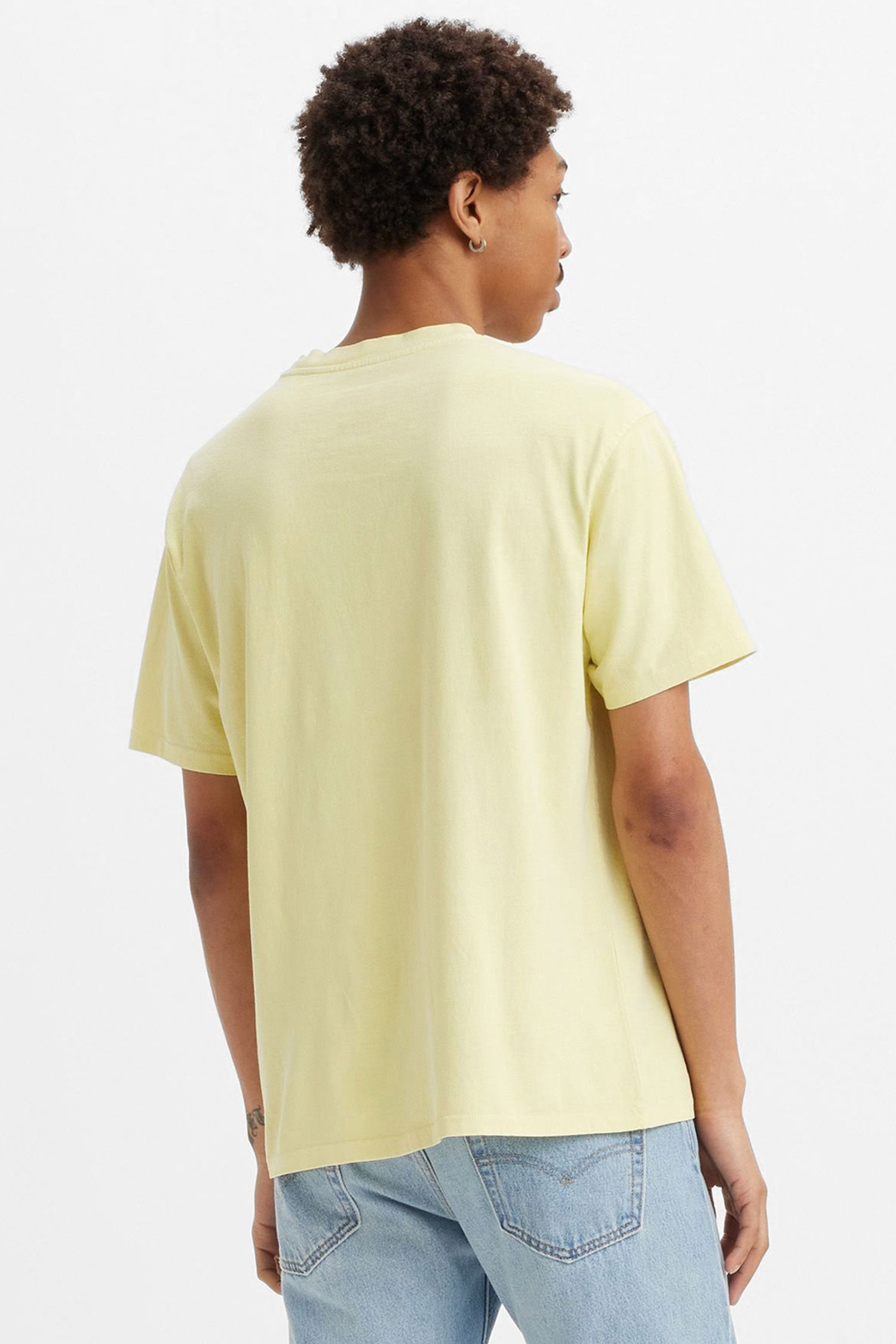 Мужская желтая футболка 3