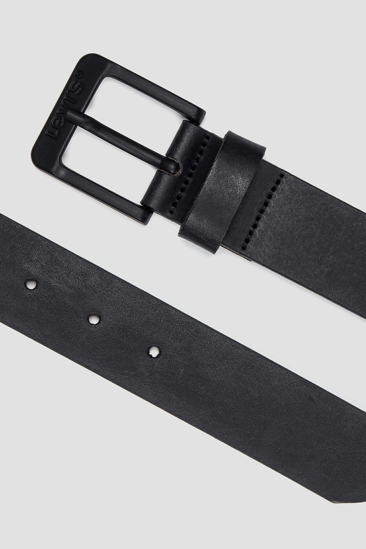Черный кожаный ремень 2