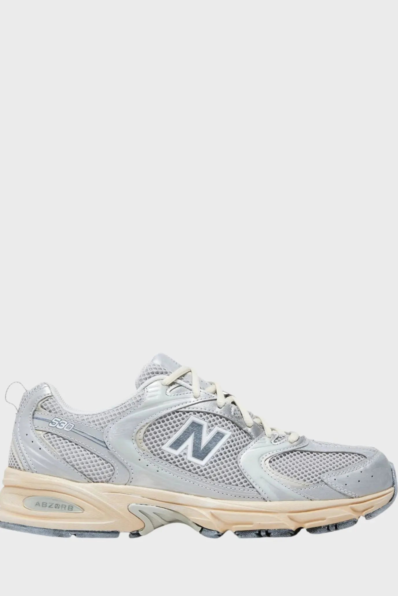 New Balance 530 Vintage Silver Metallic Moonbeam 1