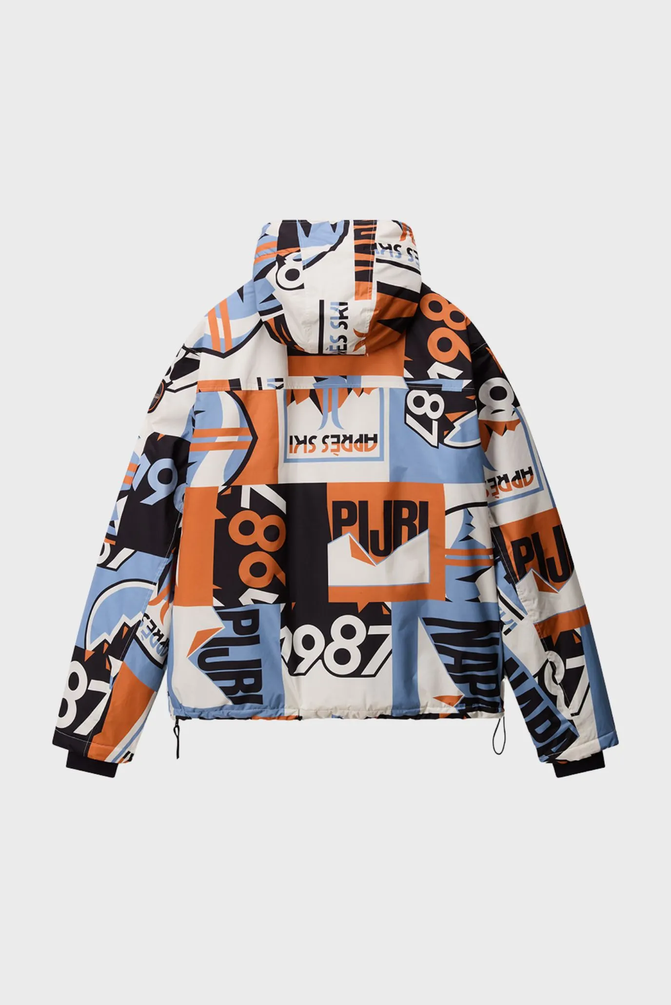 Мужской разноцветный анорак 10