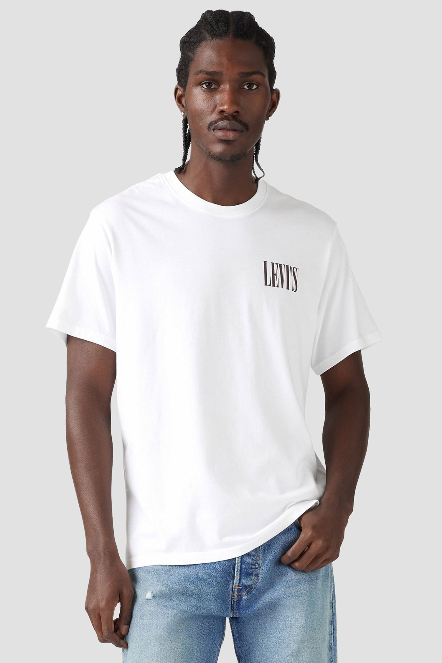 Мужская белая футболка 1