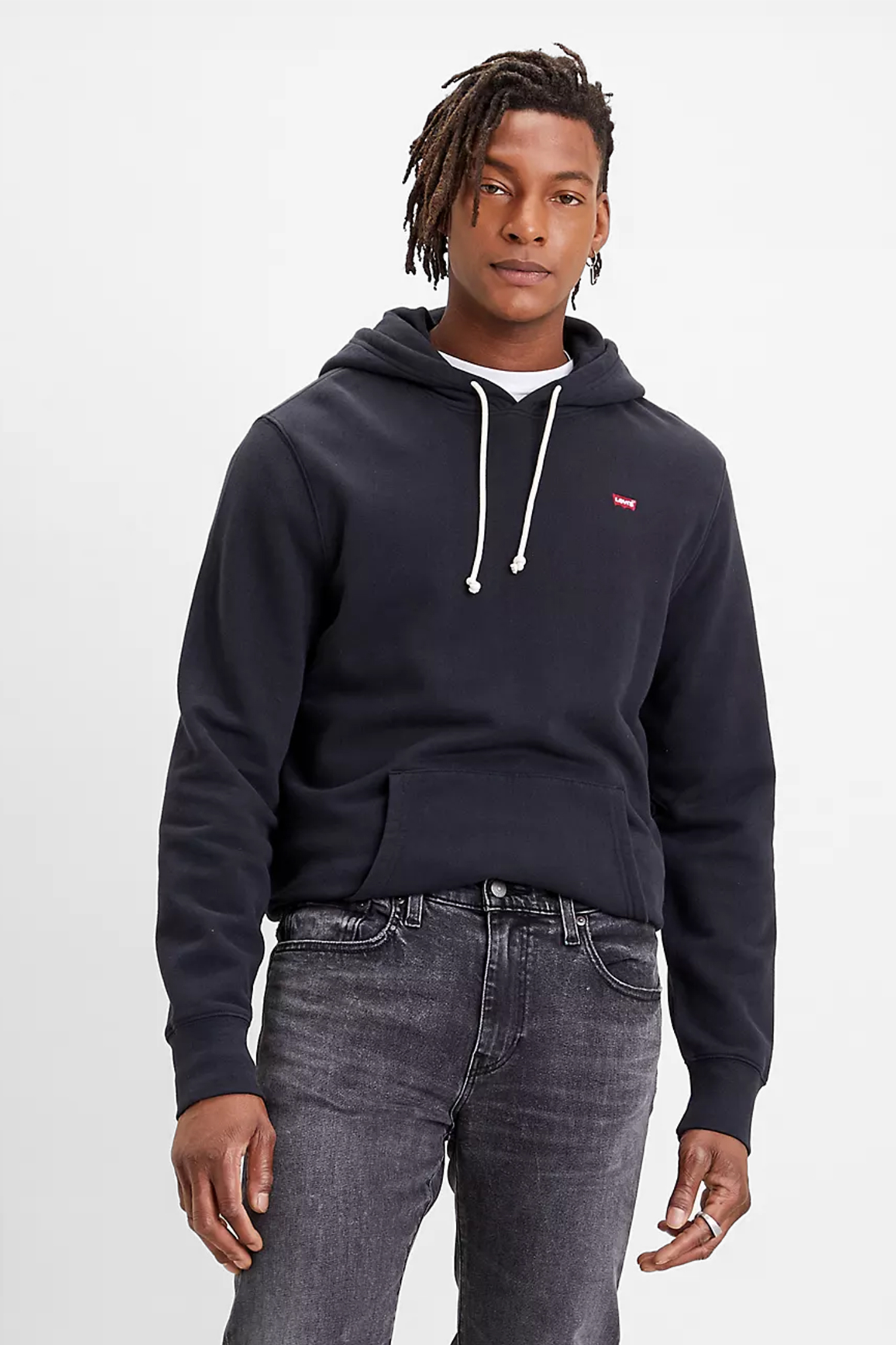 Мужское черное худи 3