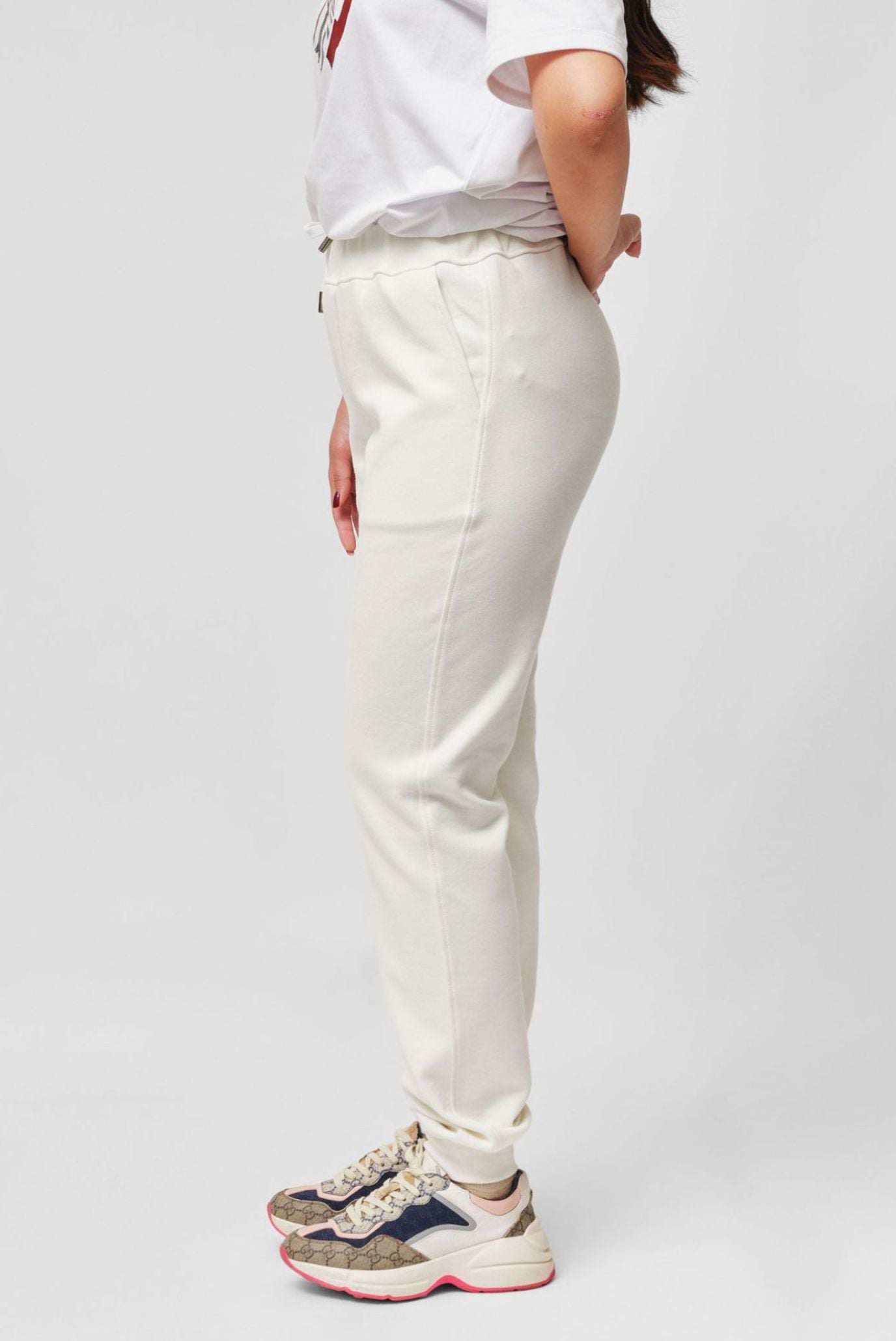 Женские белые брюки 2