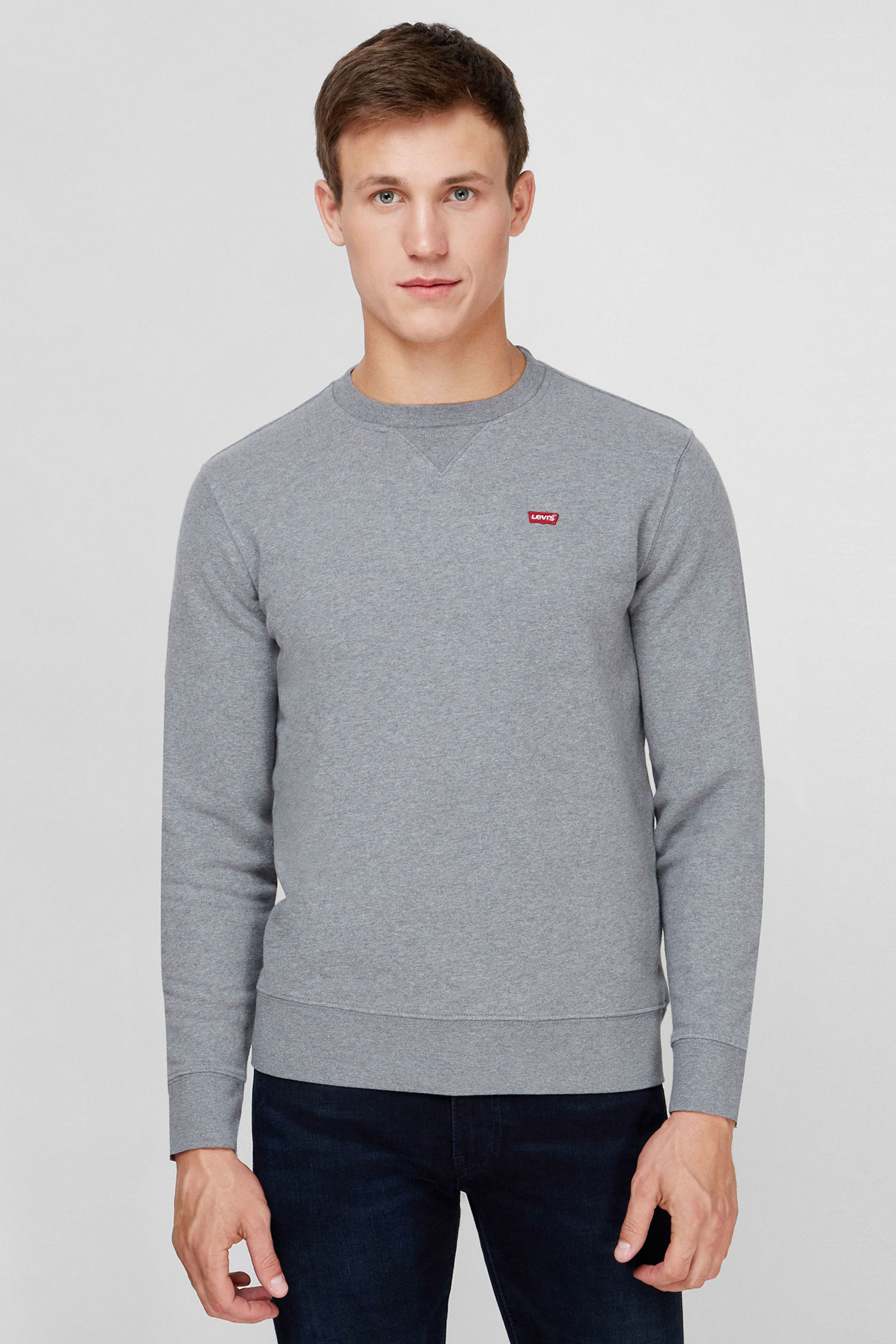 Мужской серый свитшот 1