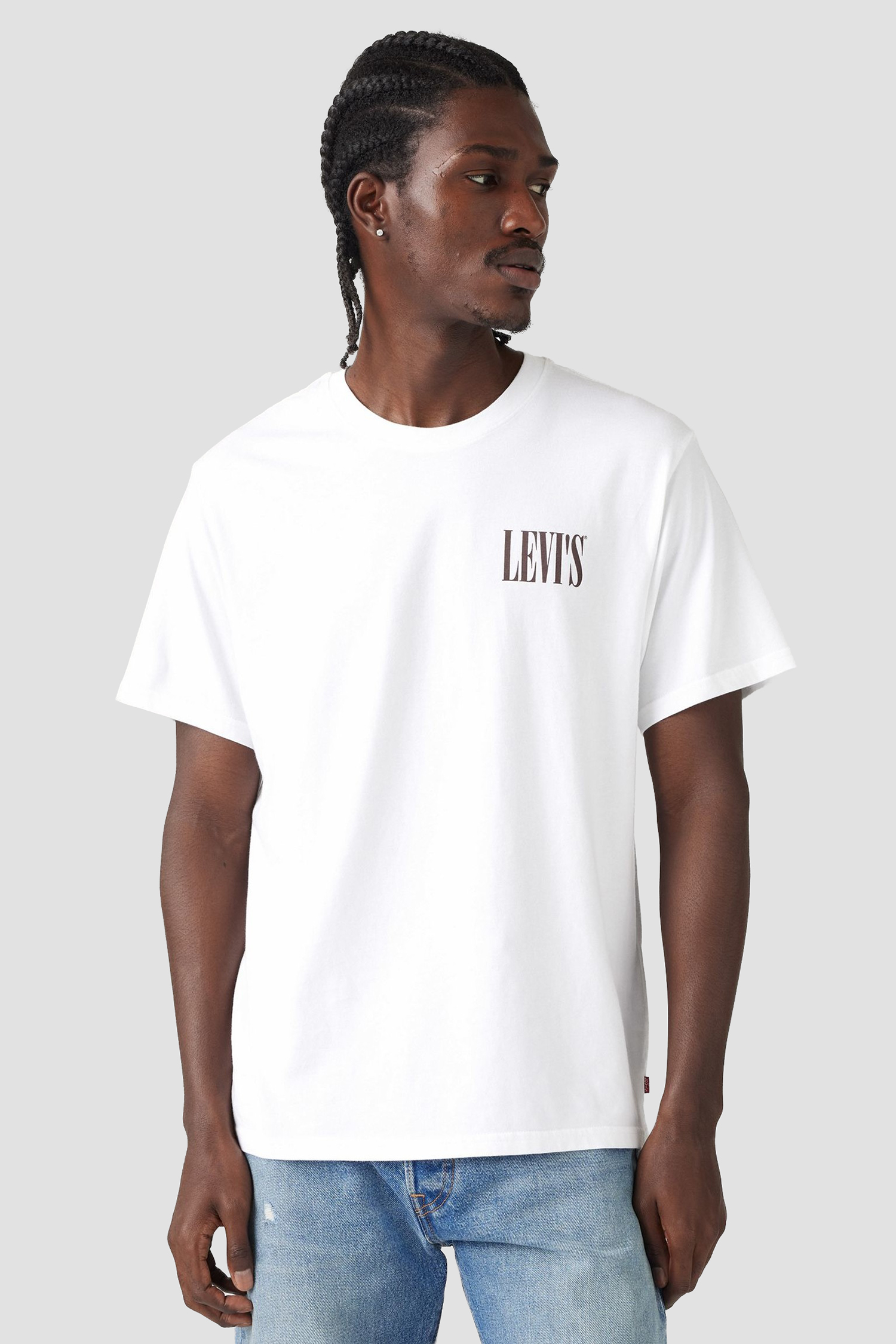 Мужская белая футболка 4