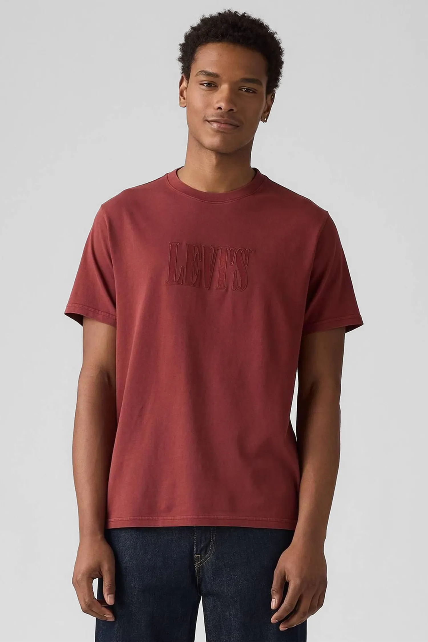 Мужская красная футболка 1