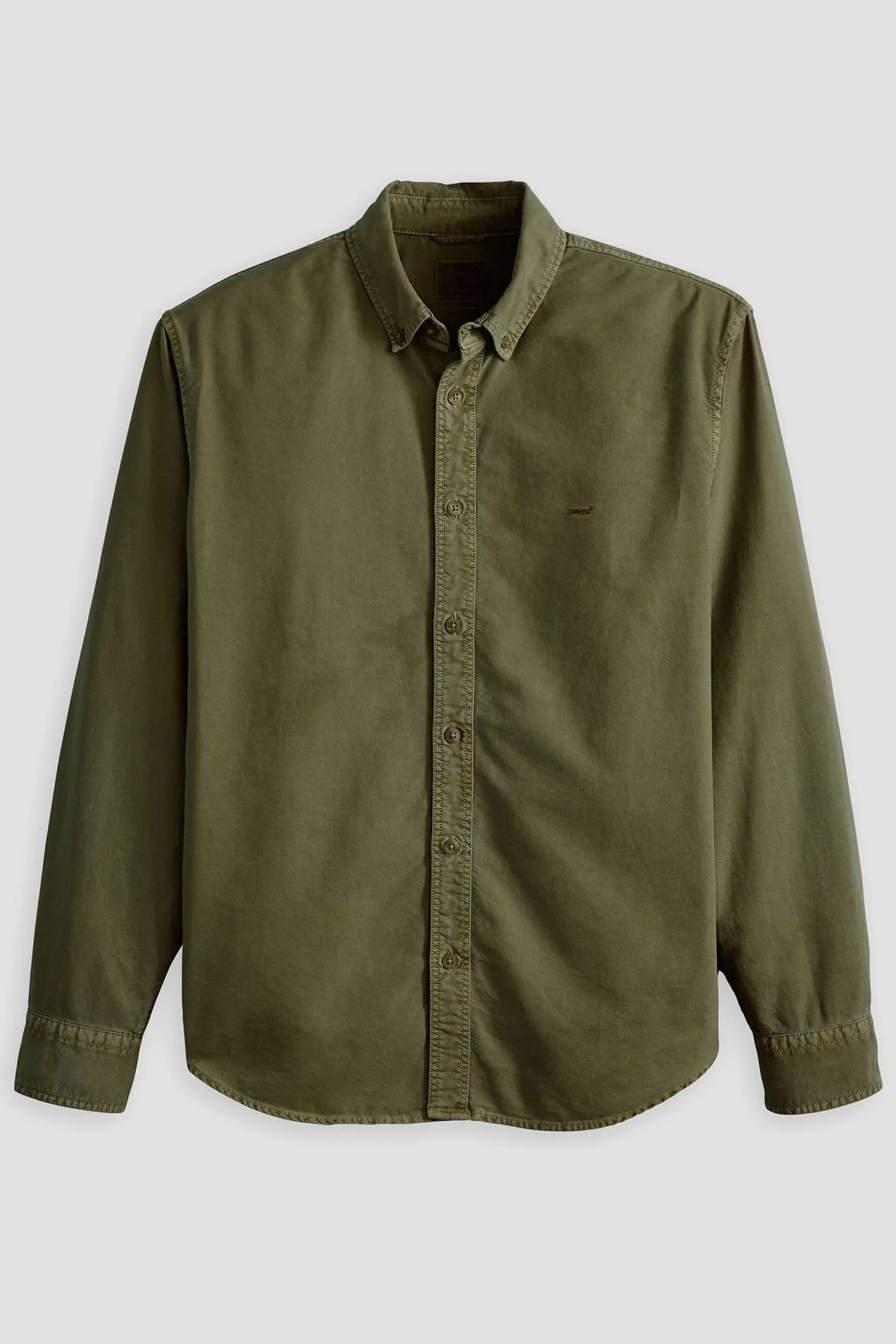 Мужская зеленая рубашка 2