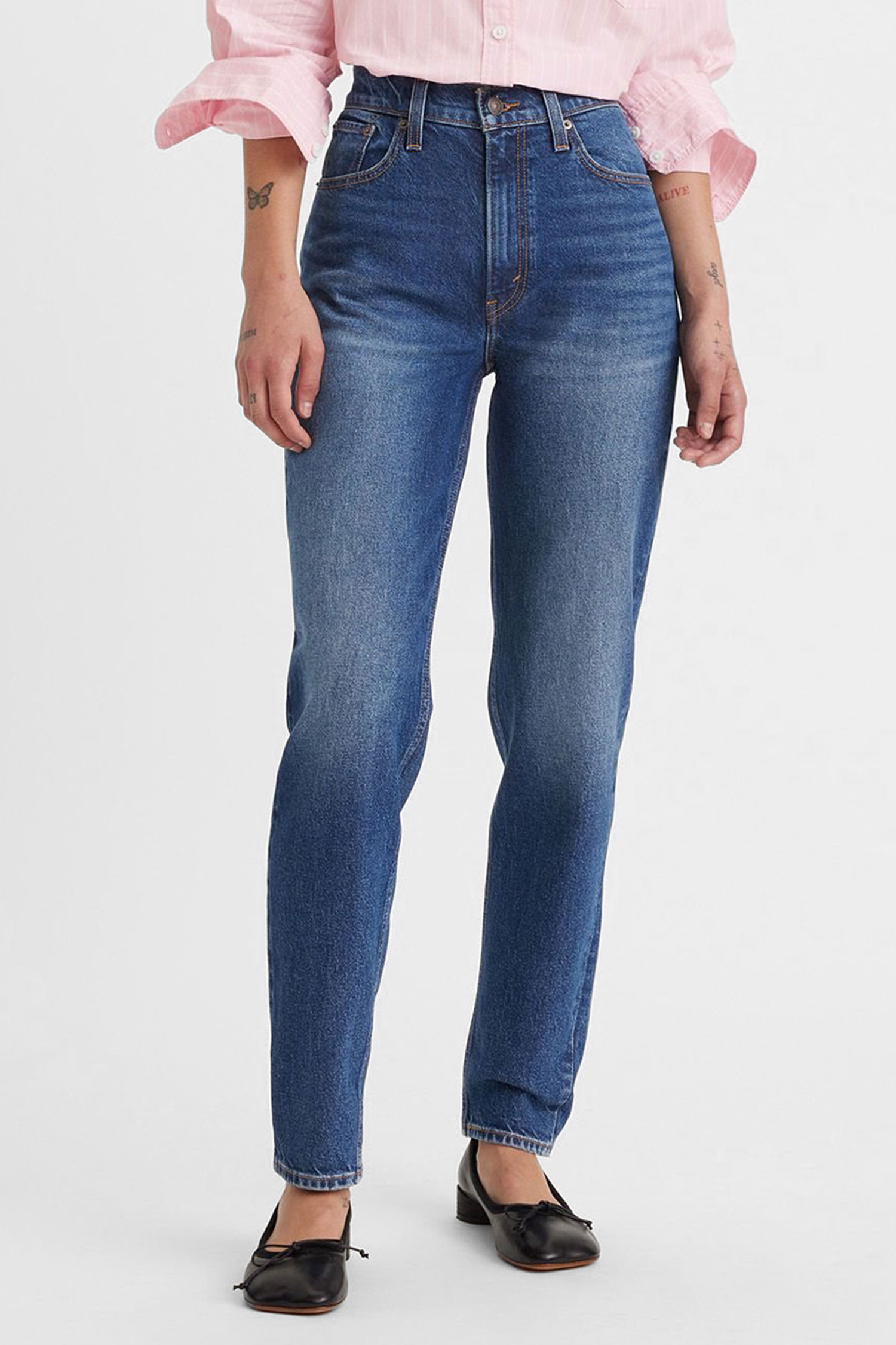 Женские синие джинсы '80s Mom 1