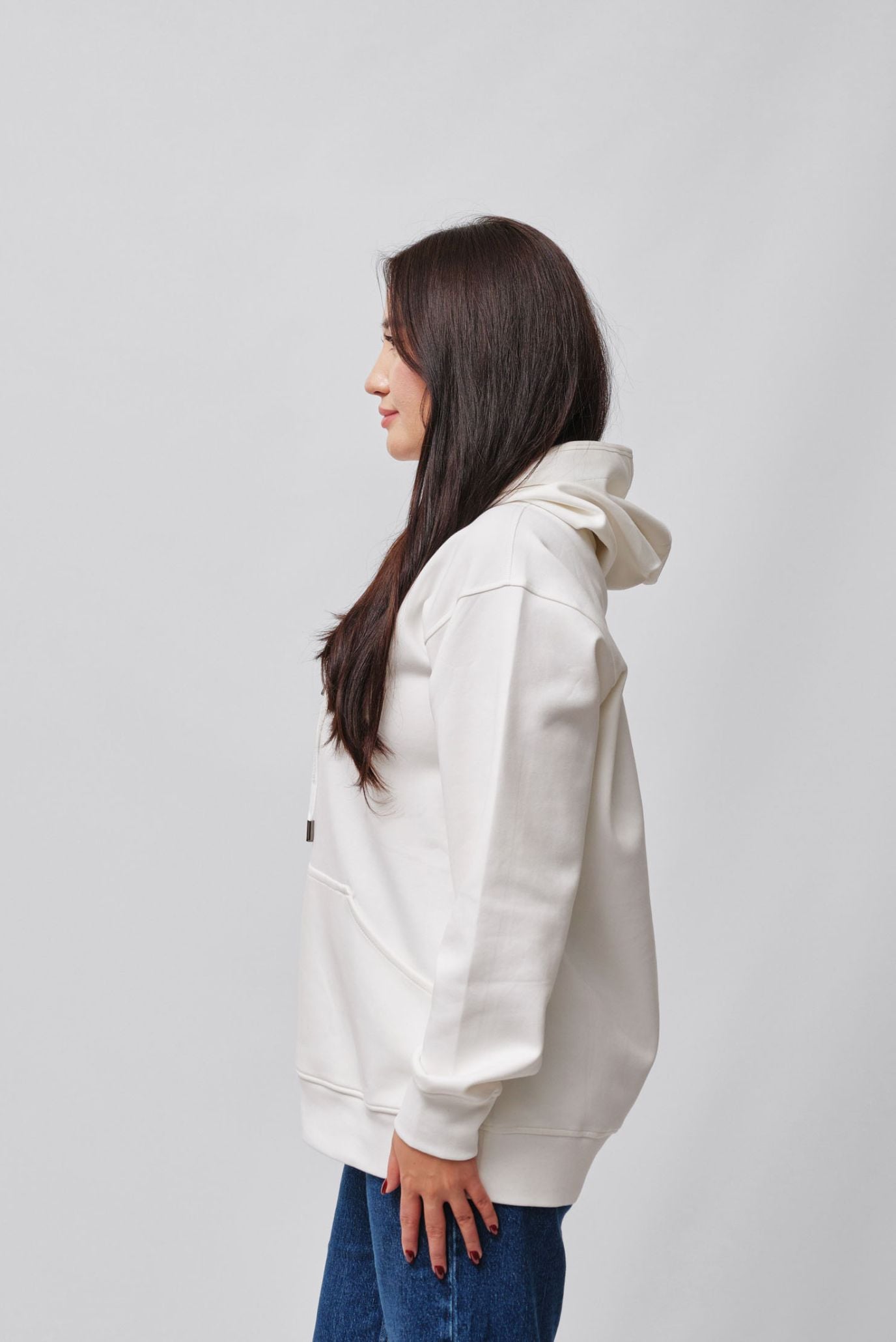 Белое худи ARGYMAQ (Унисекс) 7