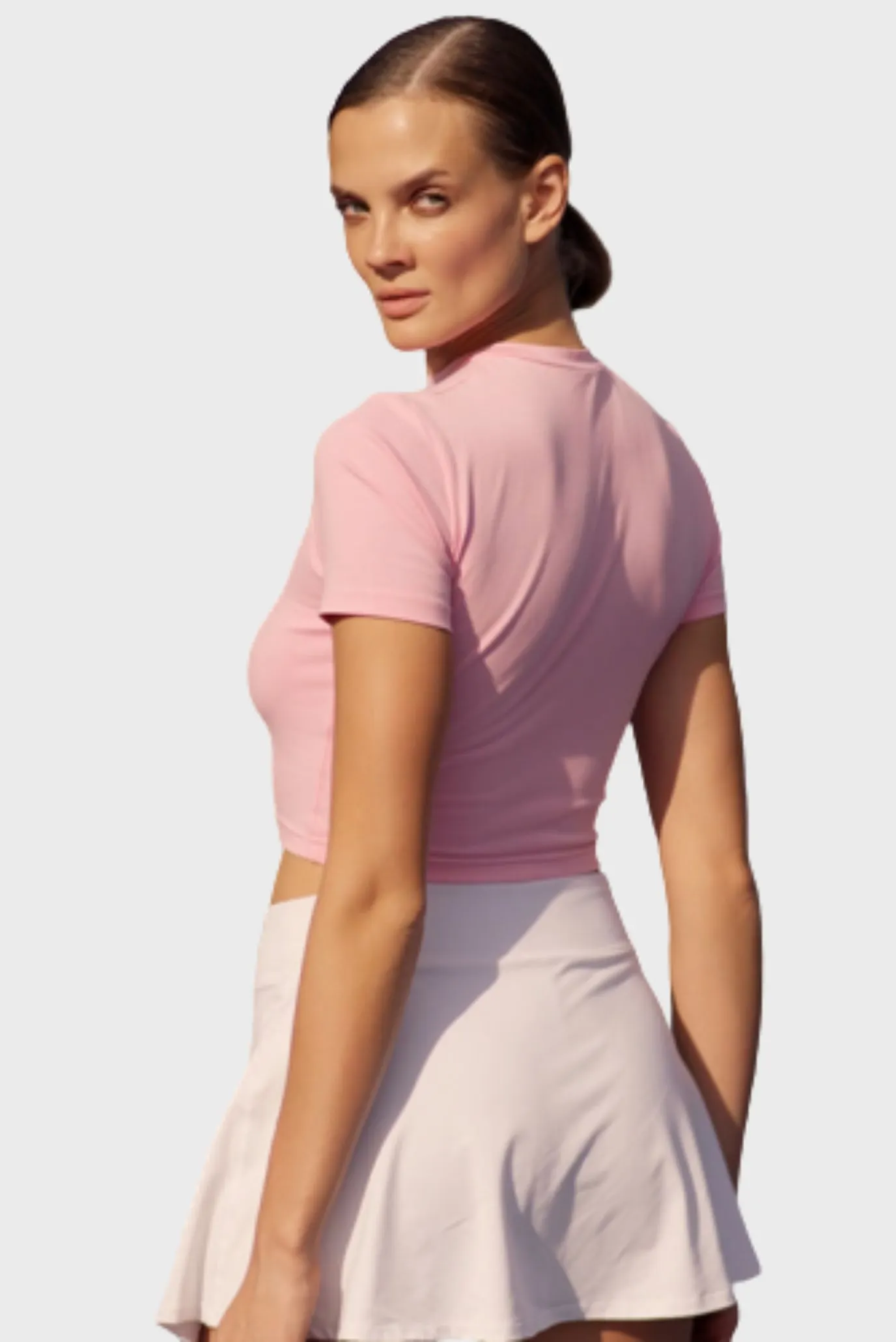 Футболка Sabe Tennis Logo T-Shirt Slim Pink 2