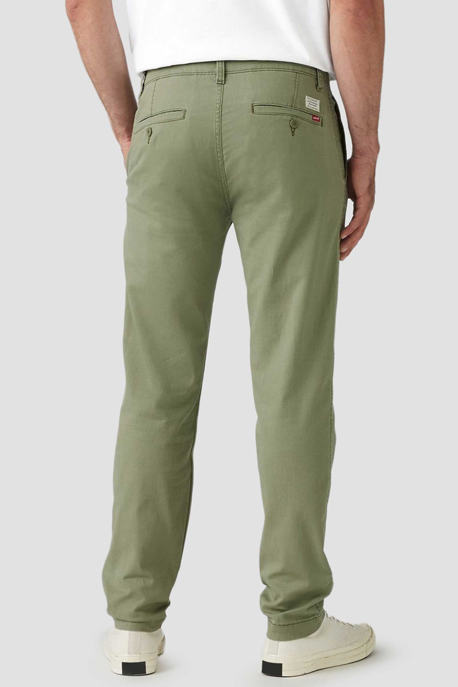 Мужские зеленые чиносы 3