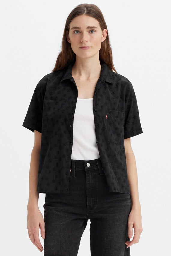 Женская черная рубашка Levi's