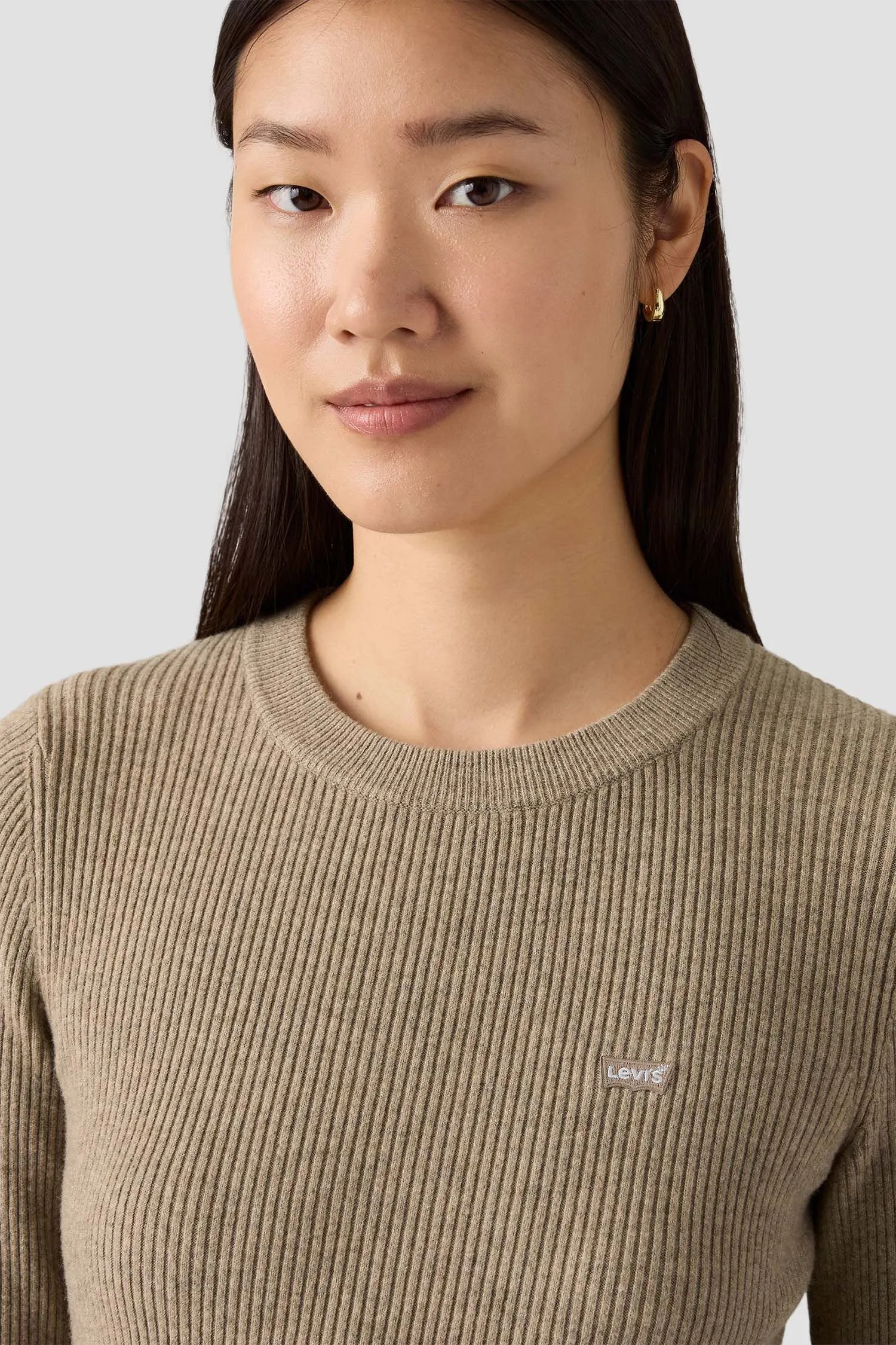 Женский бежевый джемпер 5