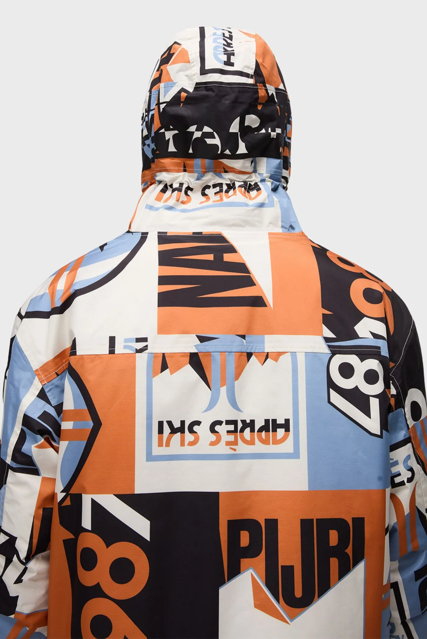 Мужской разноцветный анорак 5