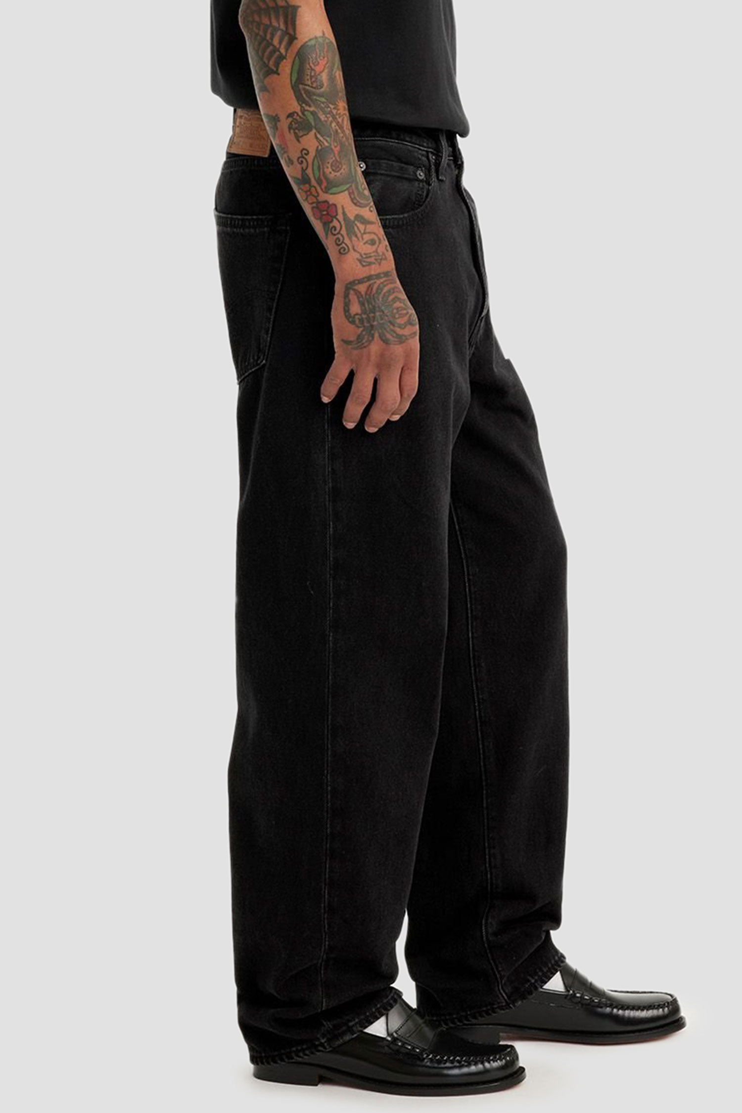 Мужские черные джинсы 568™ Loose Straight 4