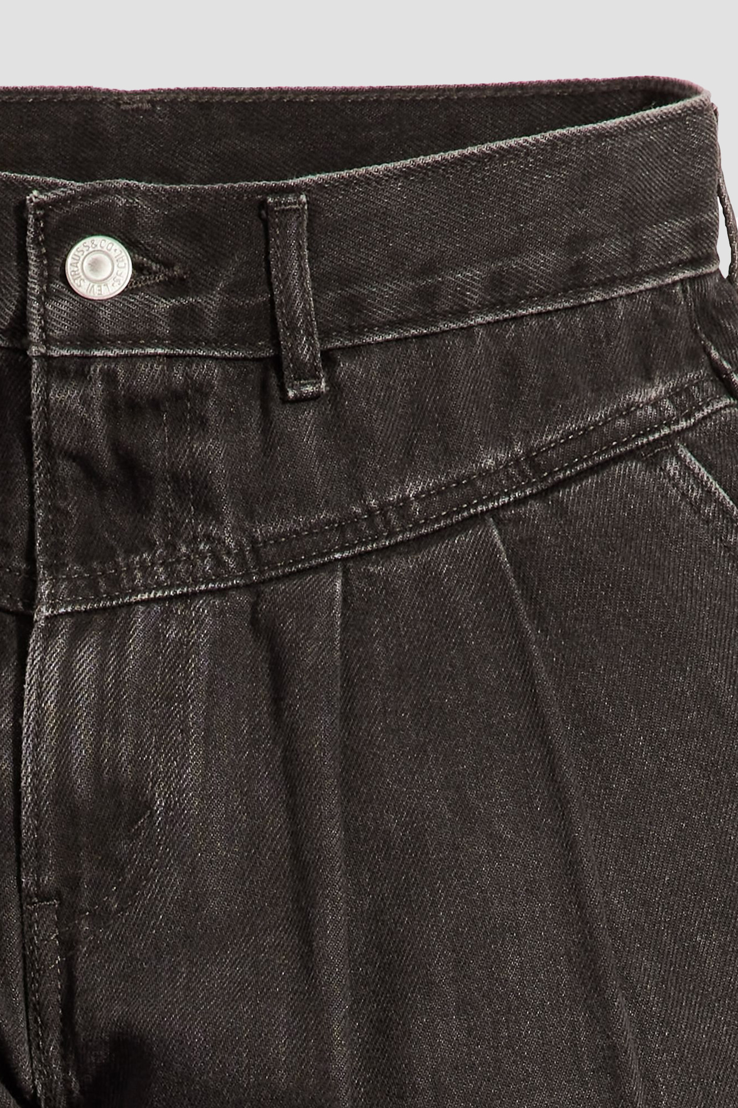 Женские черные джинсы Featherweight Baggy 7