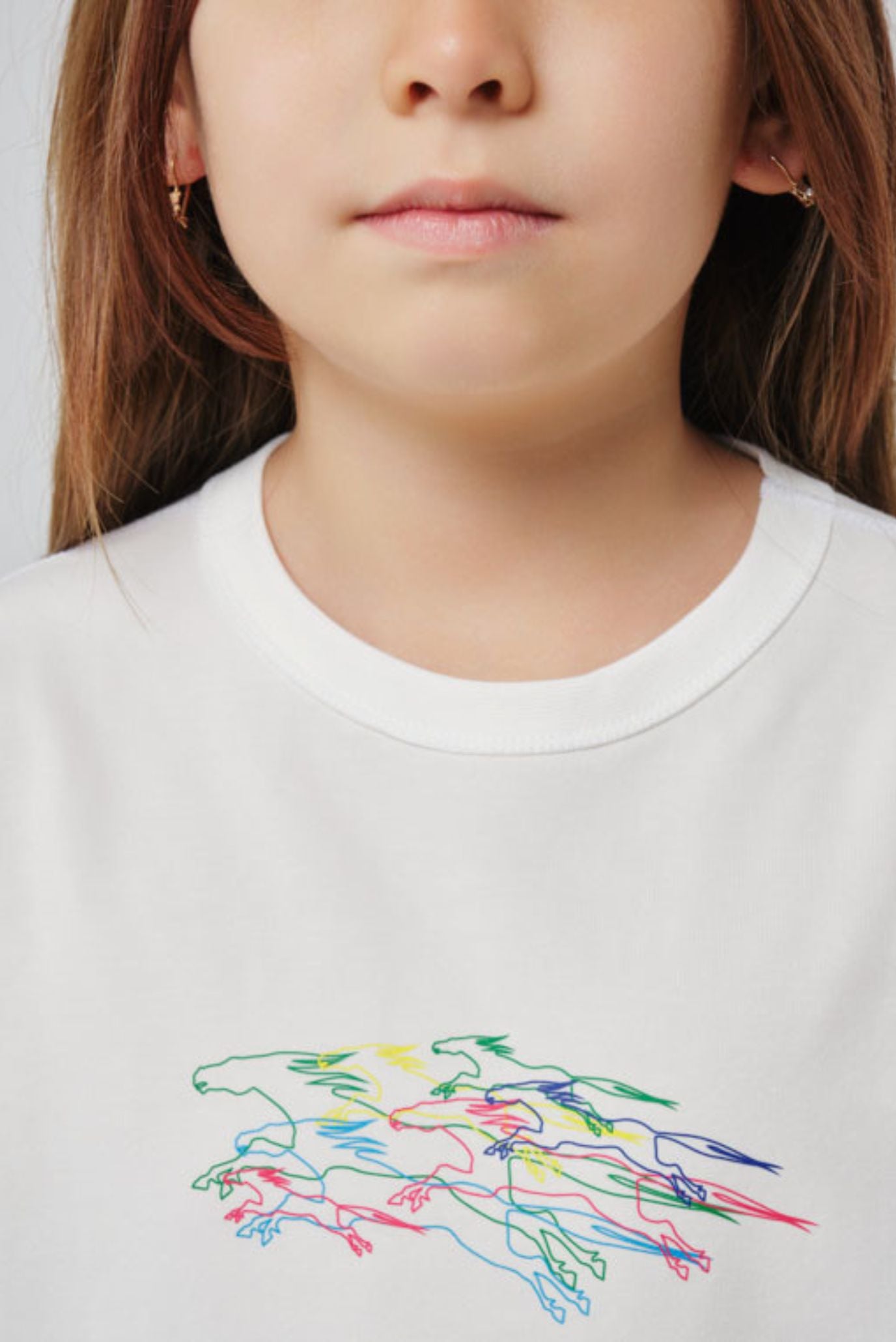 Детская белая футболка оверсайз 4