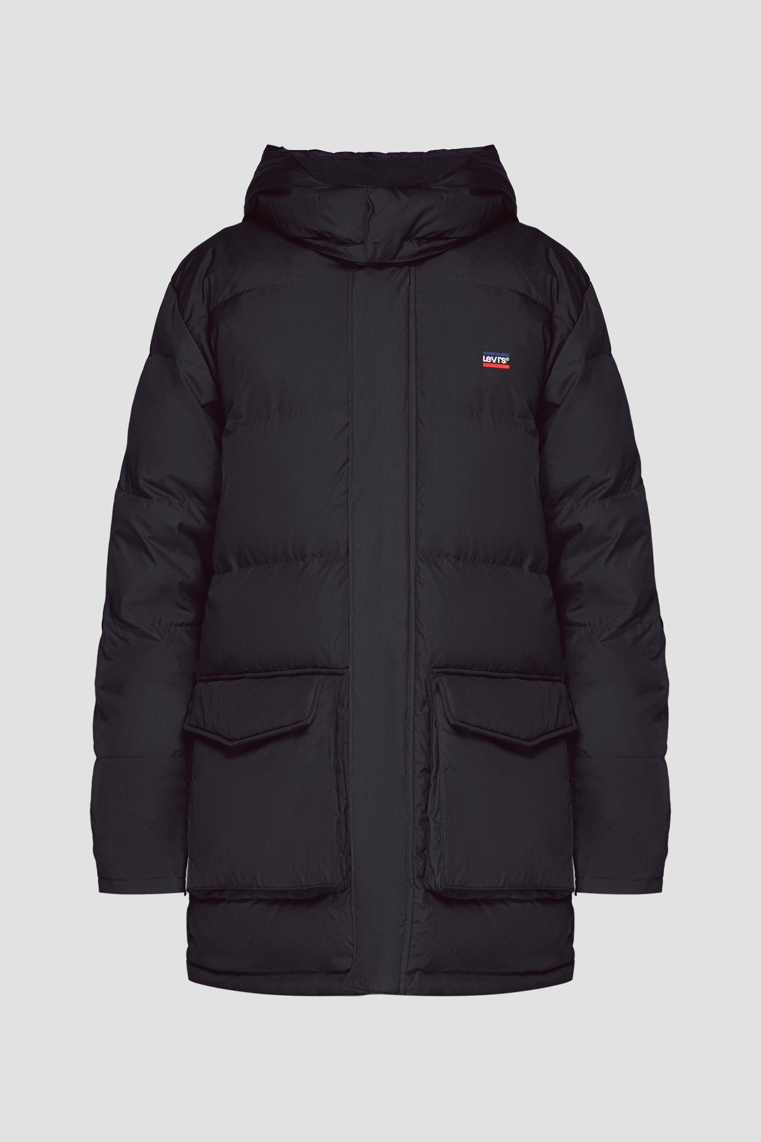 Мужской черный пуховик 2