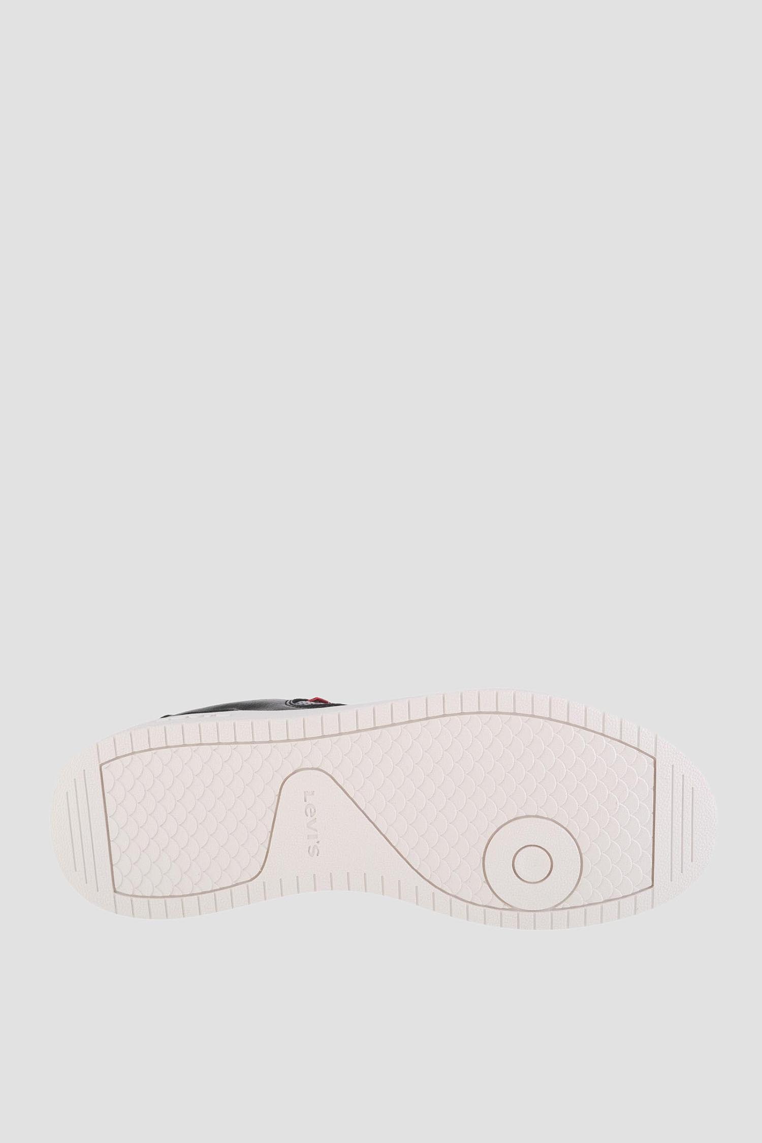 Мужские черные кожаные сникерсы 4