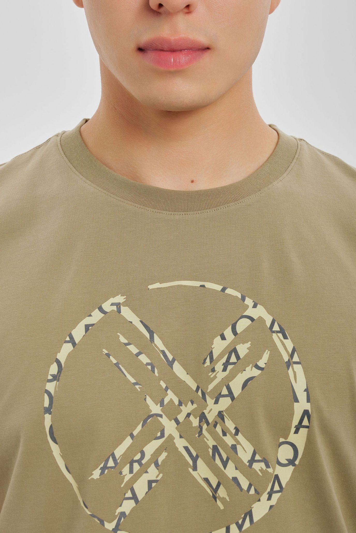 Хаки футболка SHANYRAQ (Унисекс) 10