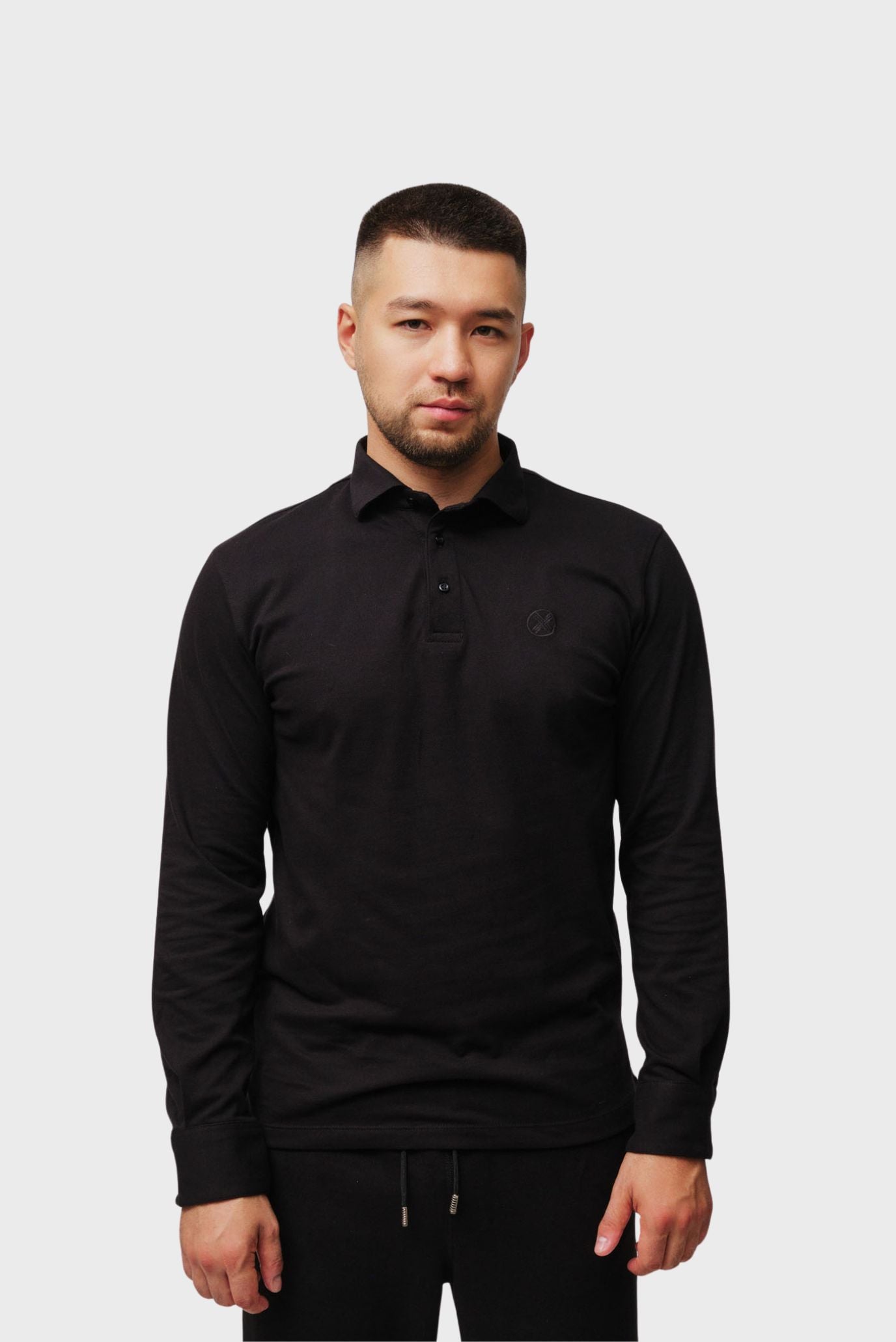 Мужское черное поло 2