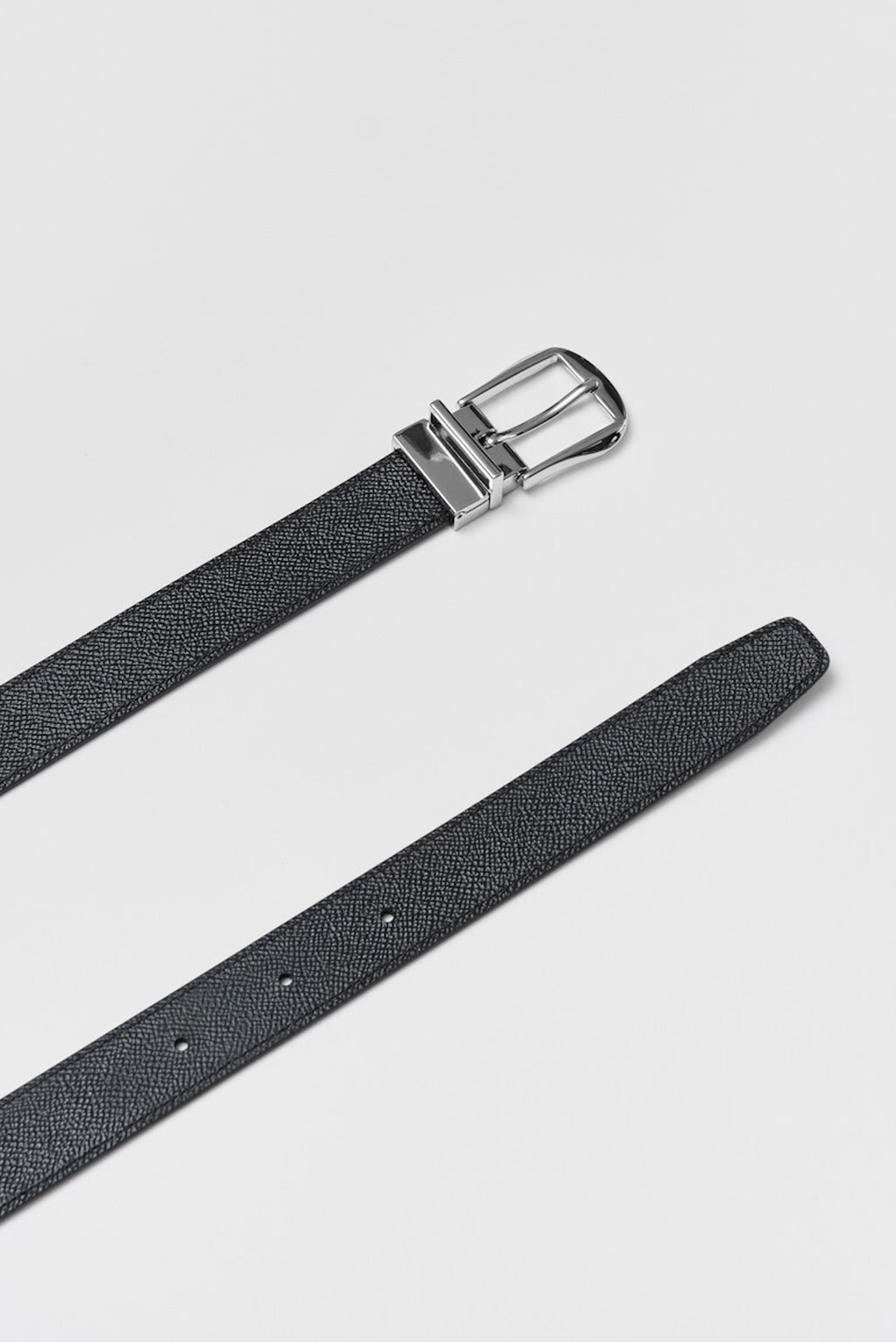 Мужской темно синий-черный ремень 30ММ 3