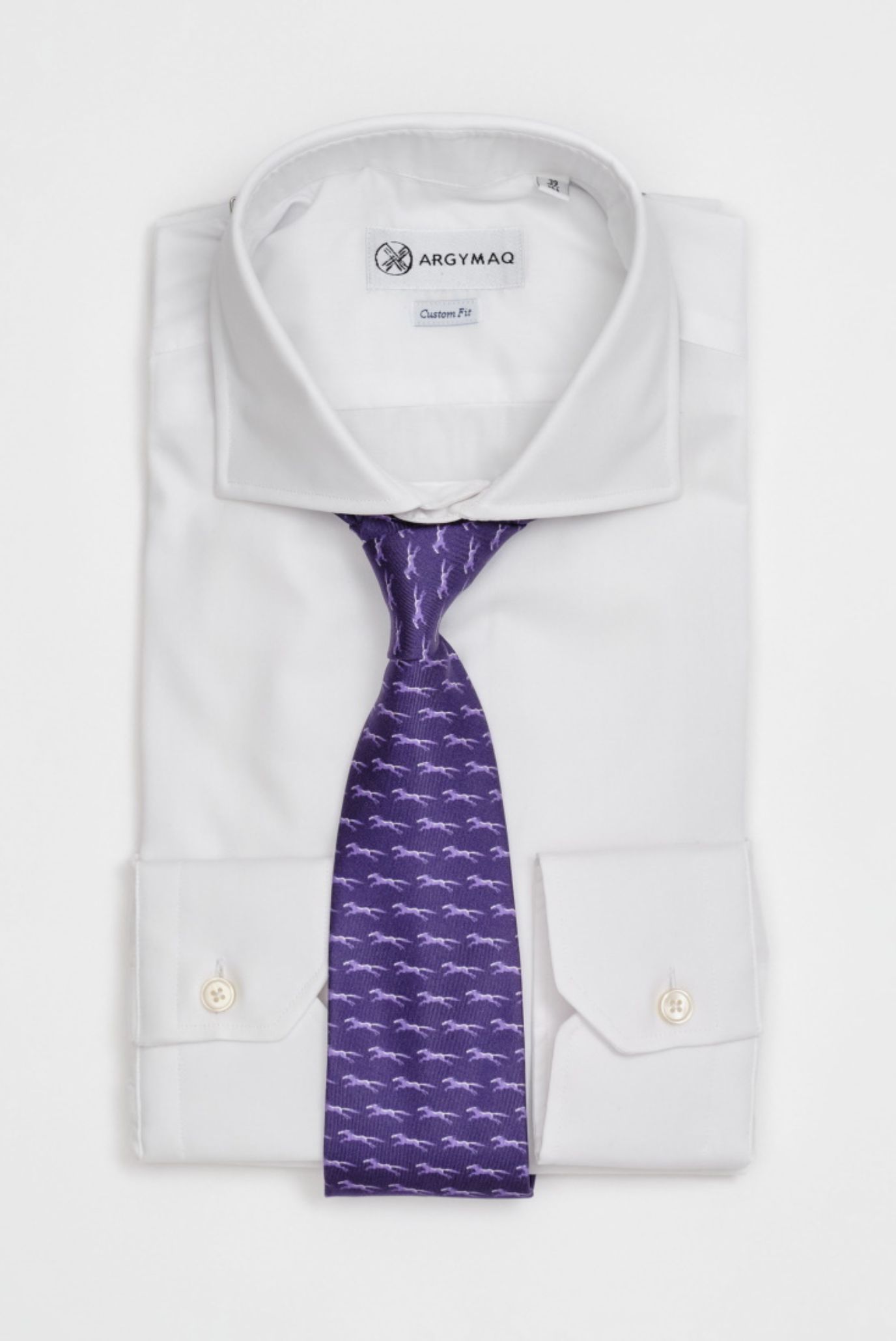 Мужской темно-фиолетовый шелковый галстук 4