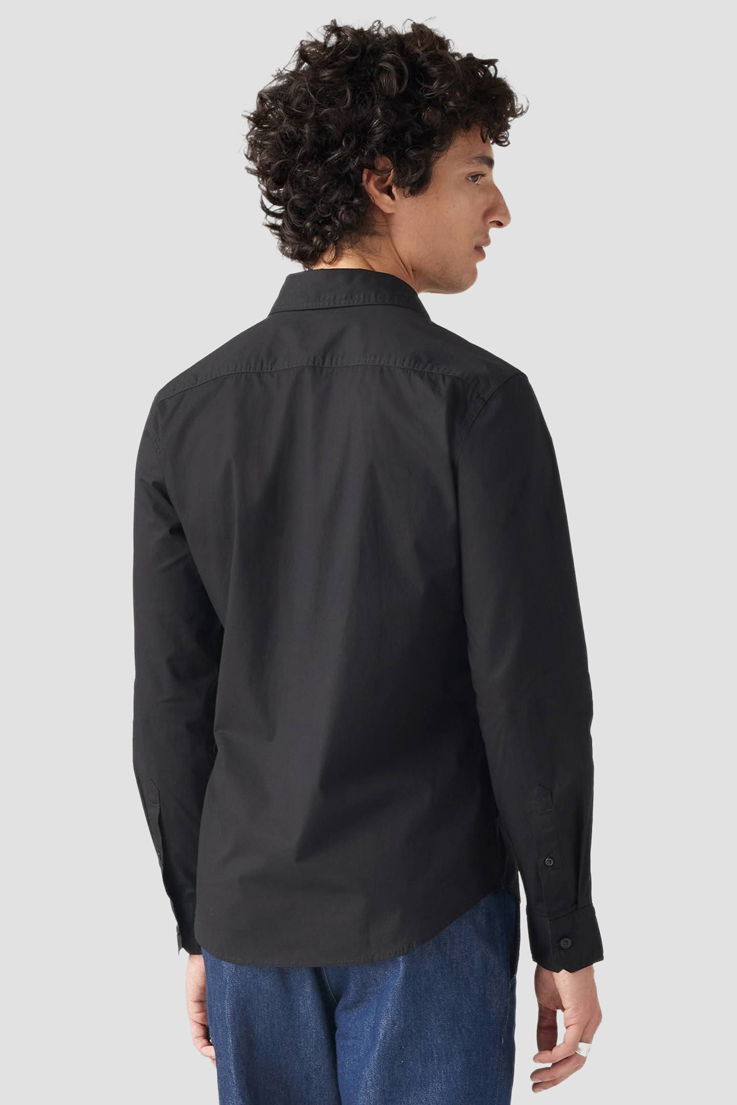 Мужская черная рубашка 3