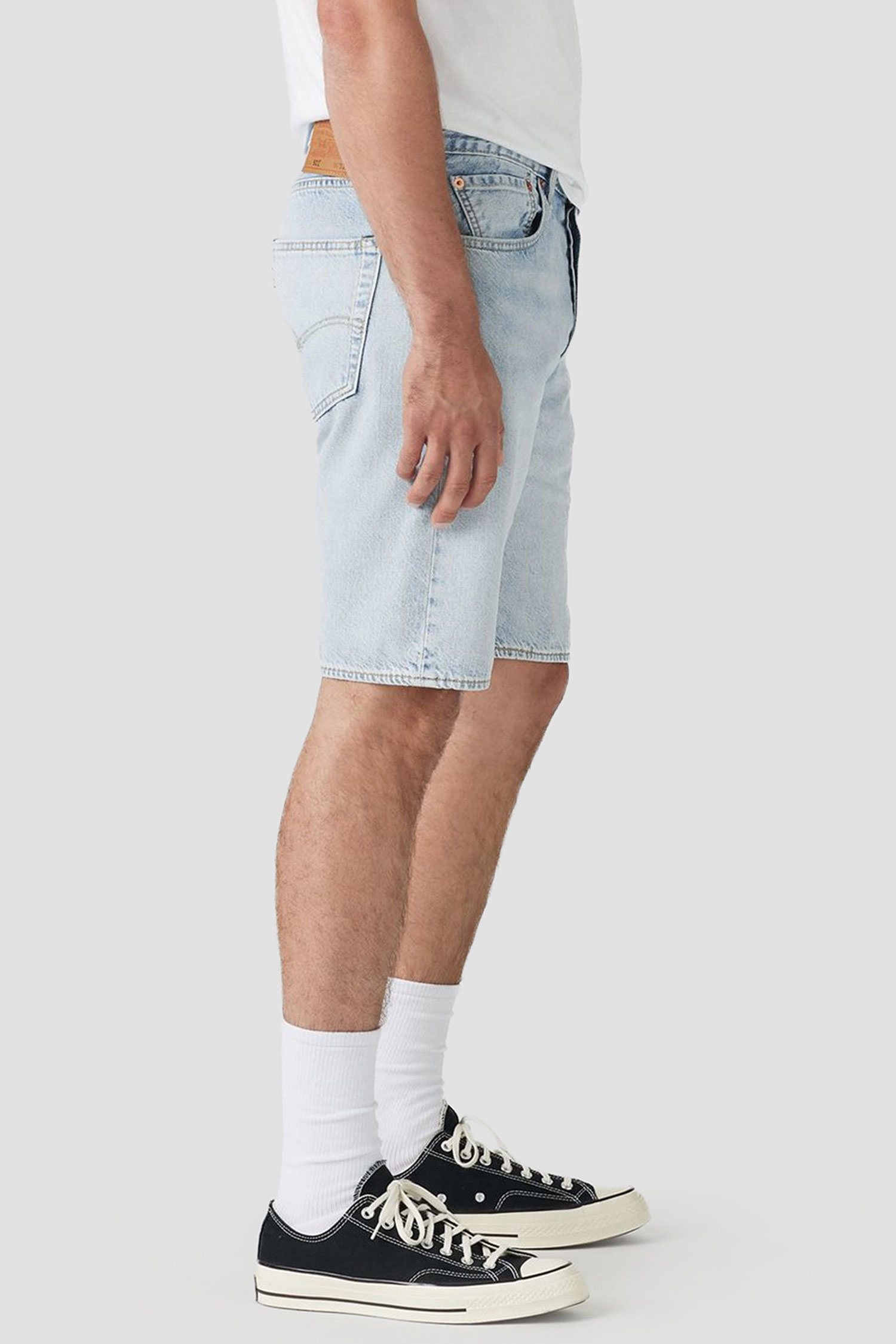 Мужские голубые шорты 5