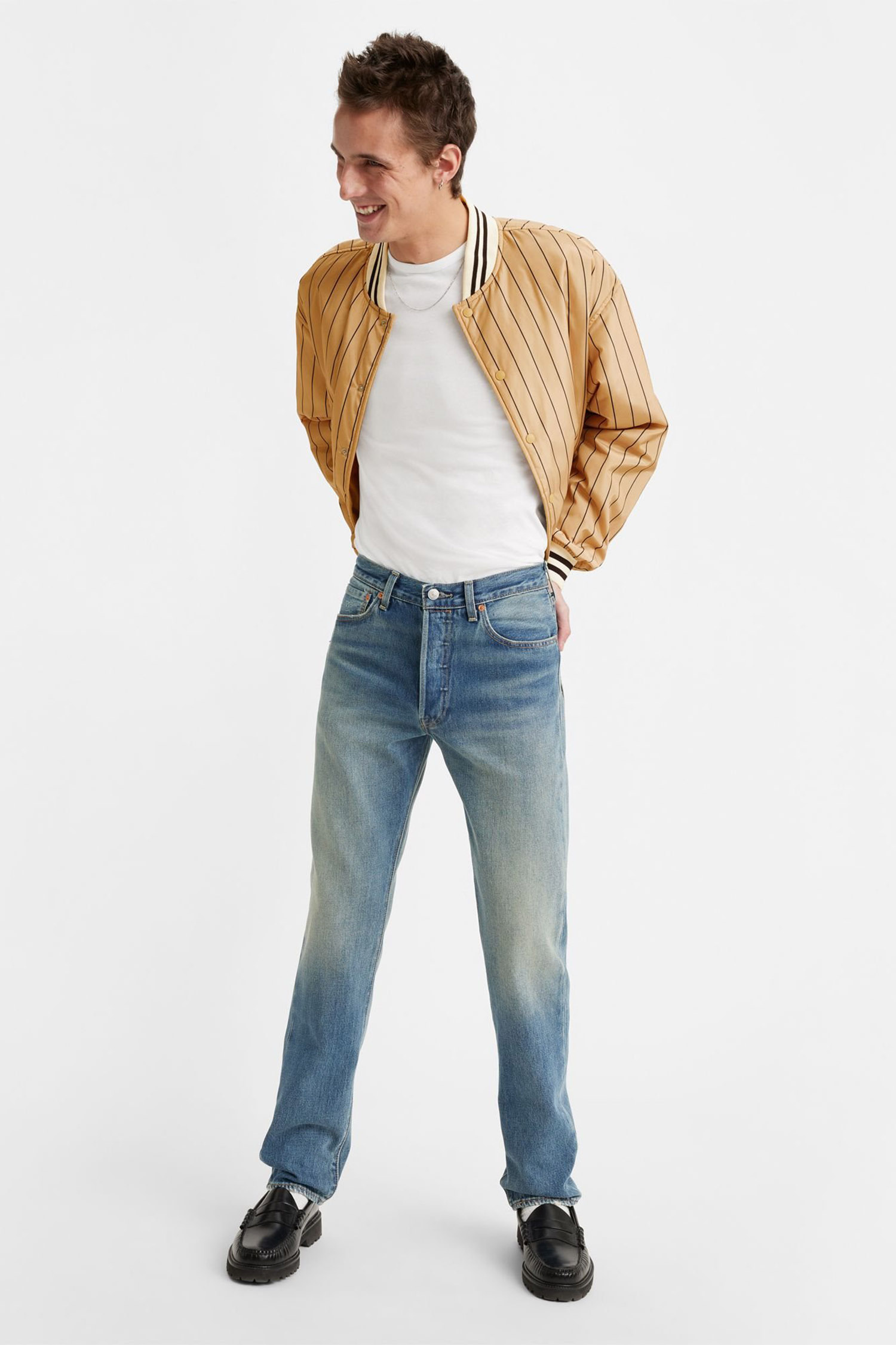 Мужские синие джинсы 501®'54 Straight 3