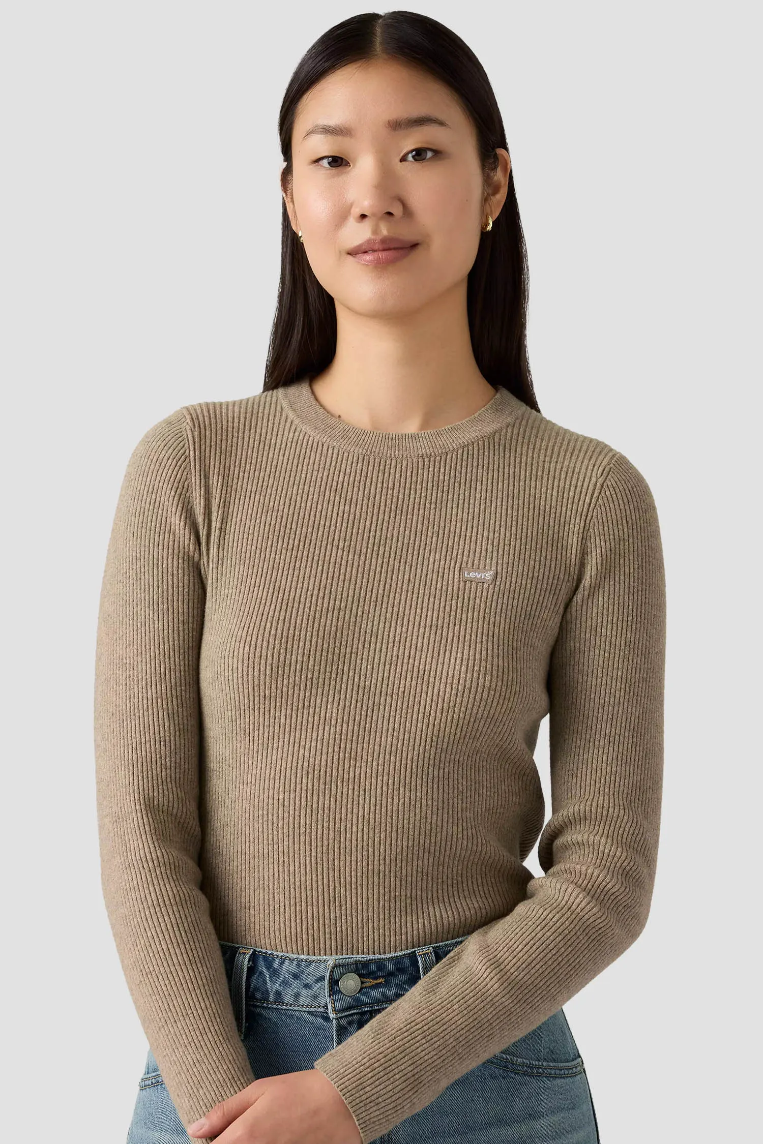 Женский бежевый джемпер 6