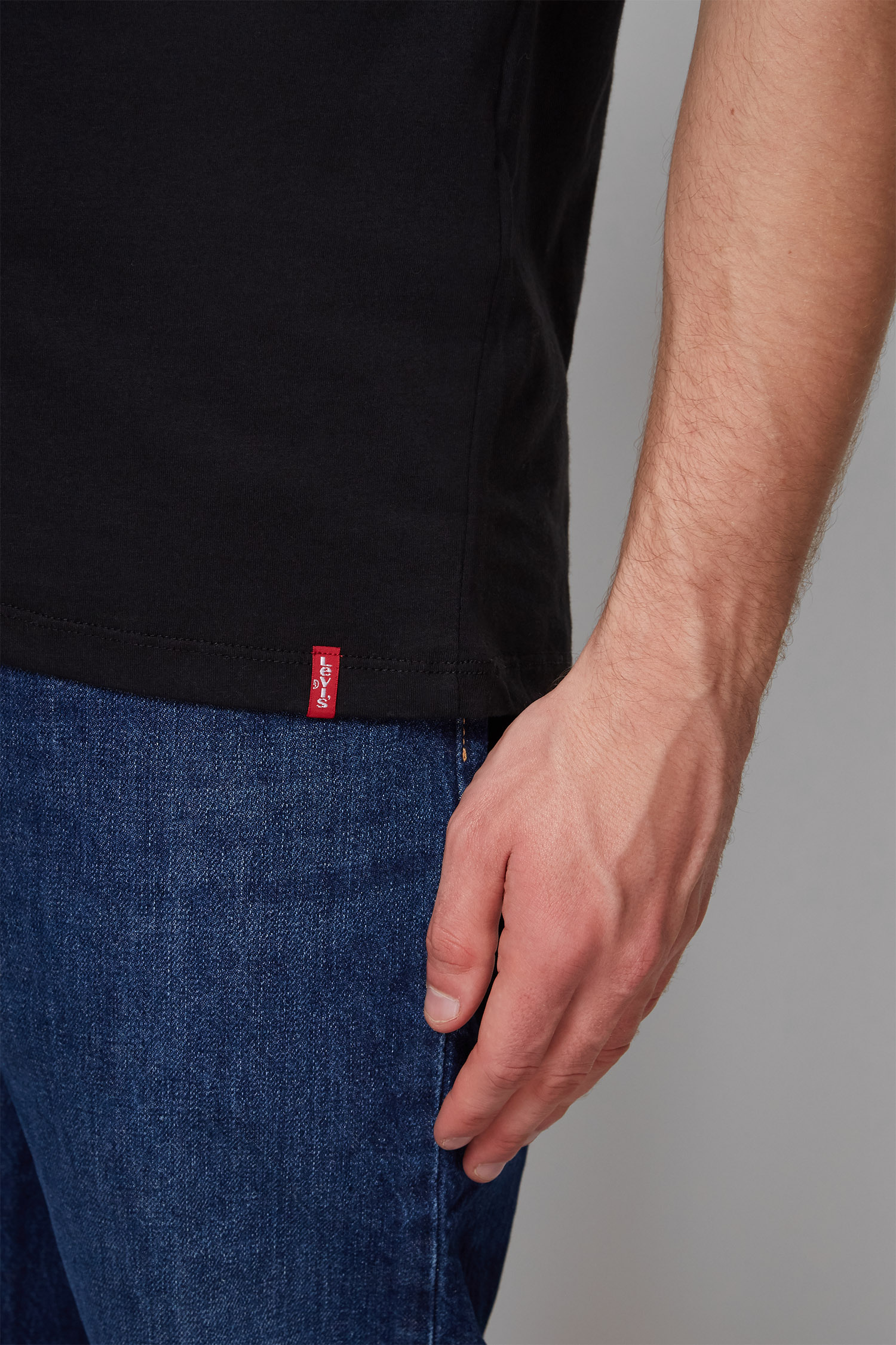 Мужские черные футболки (2 шт) Slim Fit 4