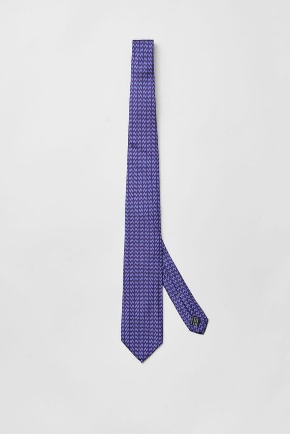 Мужской темно-синий шелковый галстук Argymaq