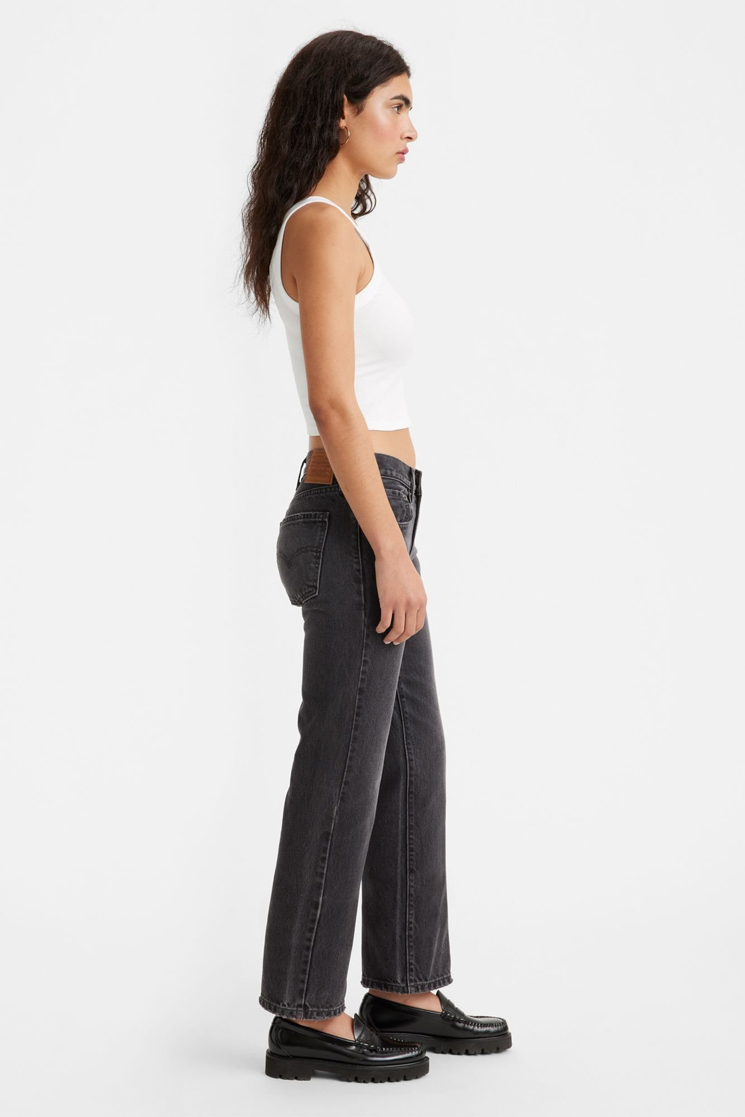 Женские черные джинсы Middy Bootcut 4