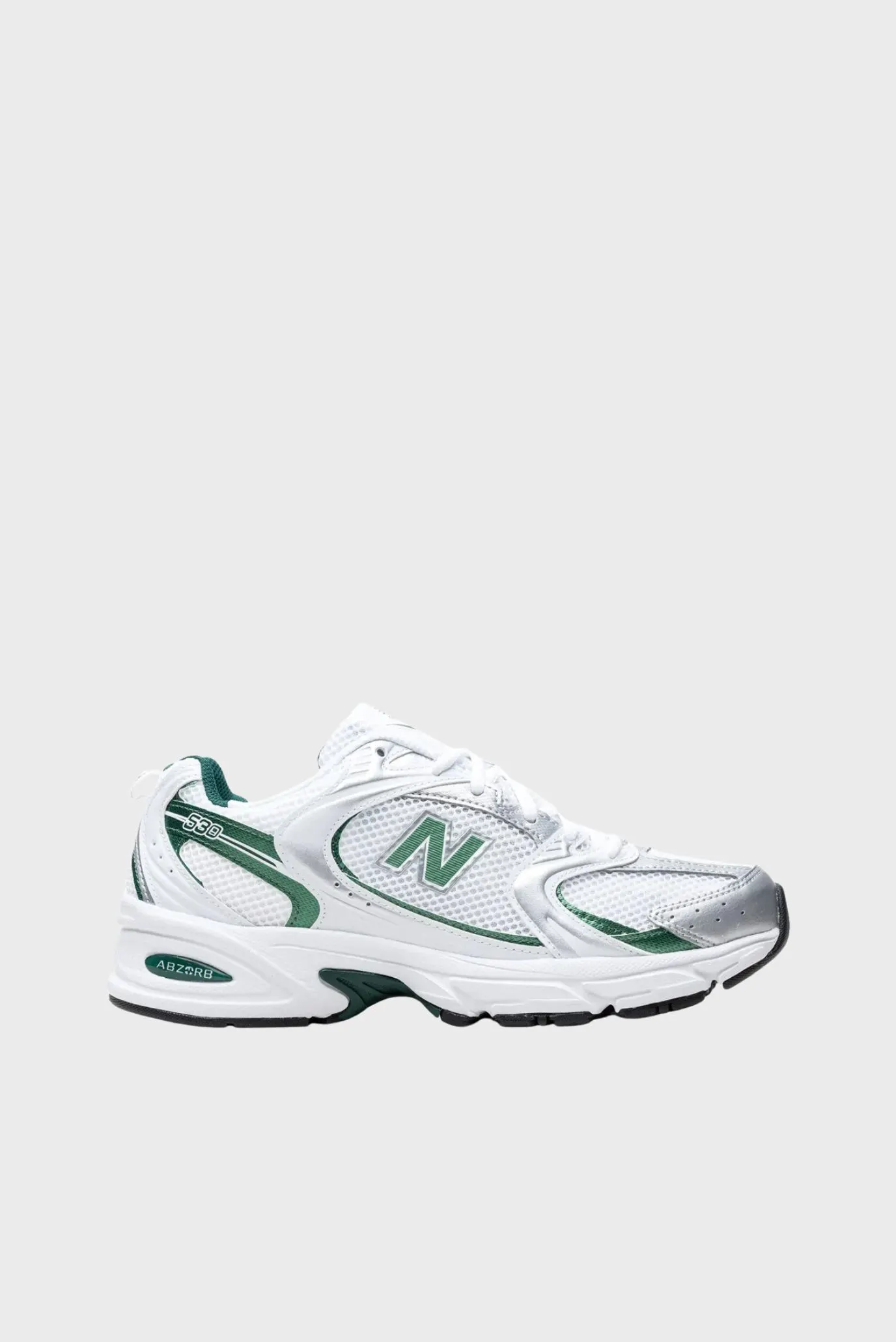 New Balance 530 White Silver Green 1