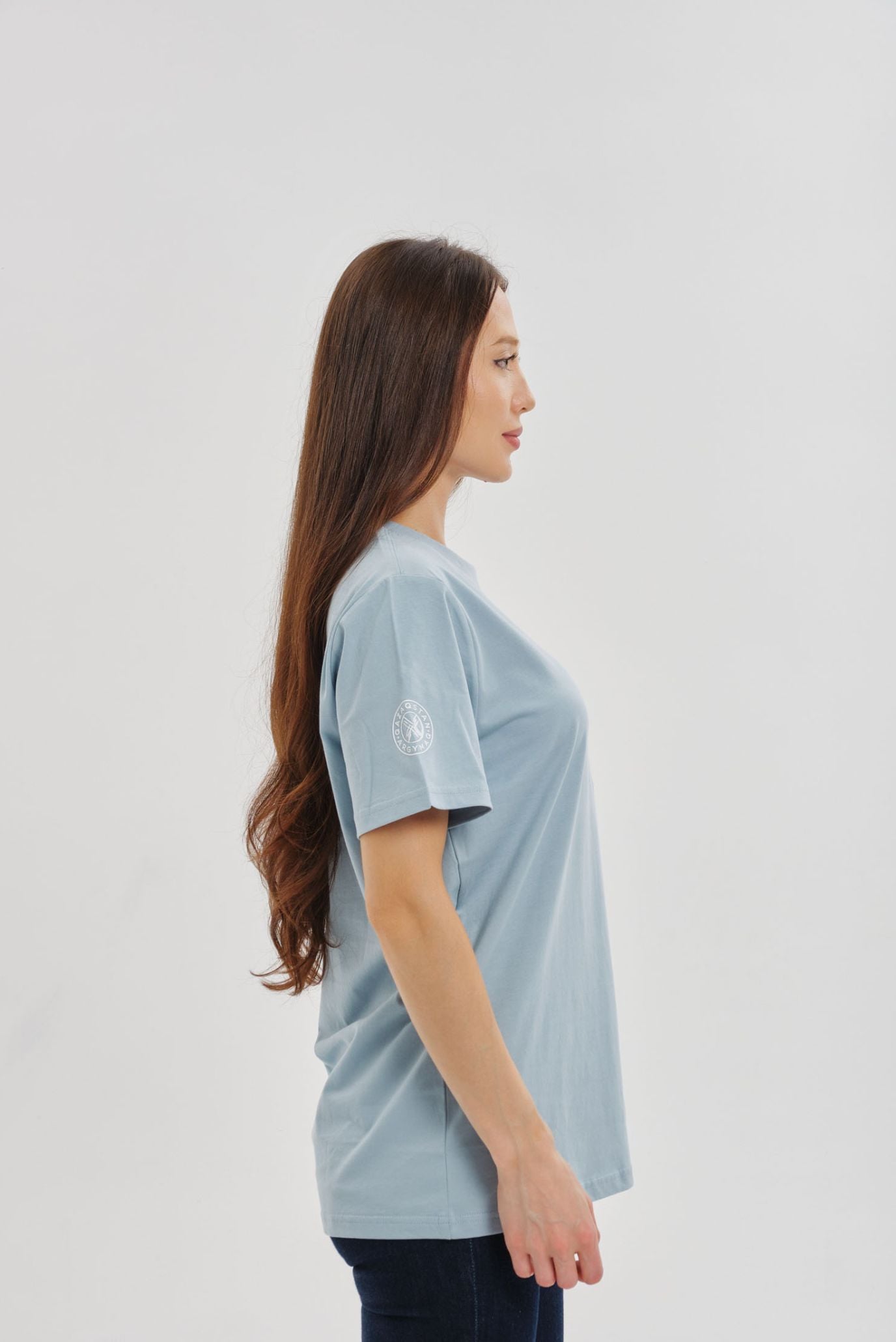 Голубая футболка SHANYRAQ (Унисекс) 7