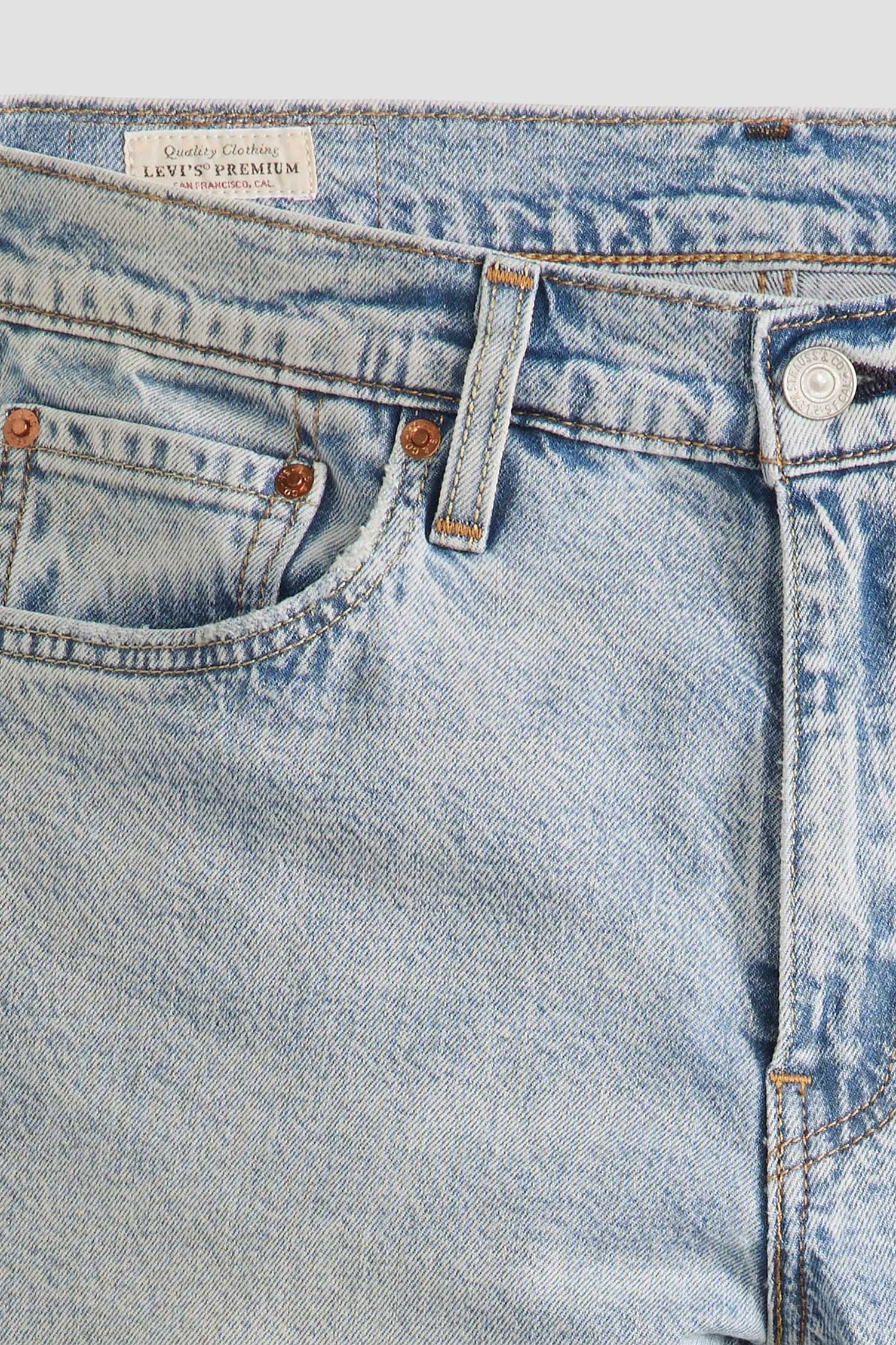 Мужские голубые джинсовые шорты 5