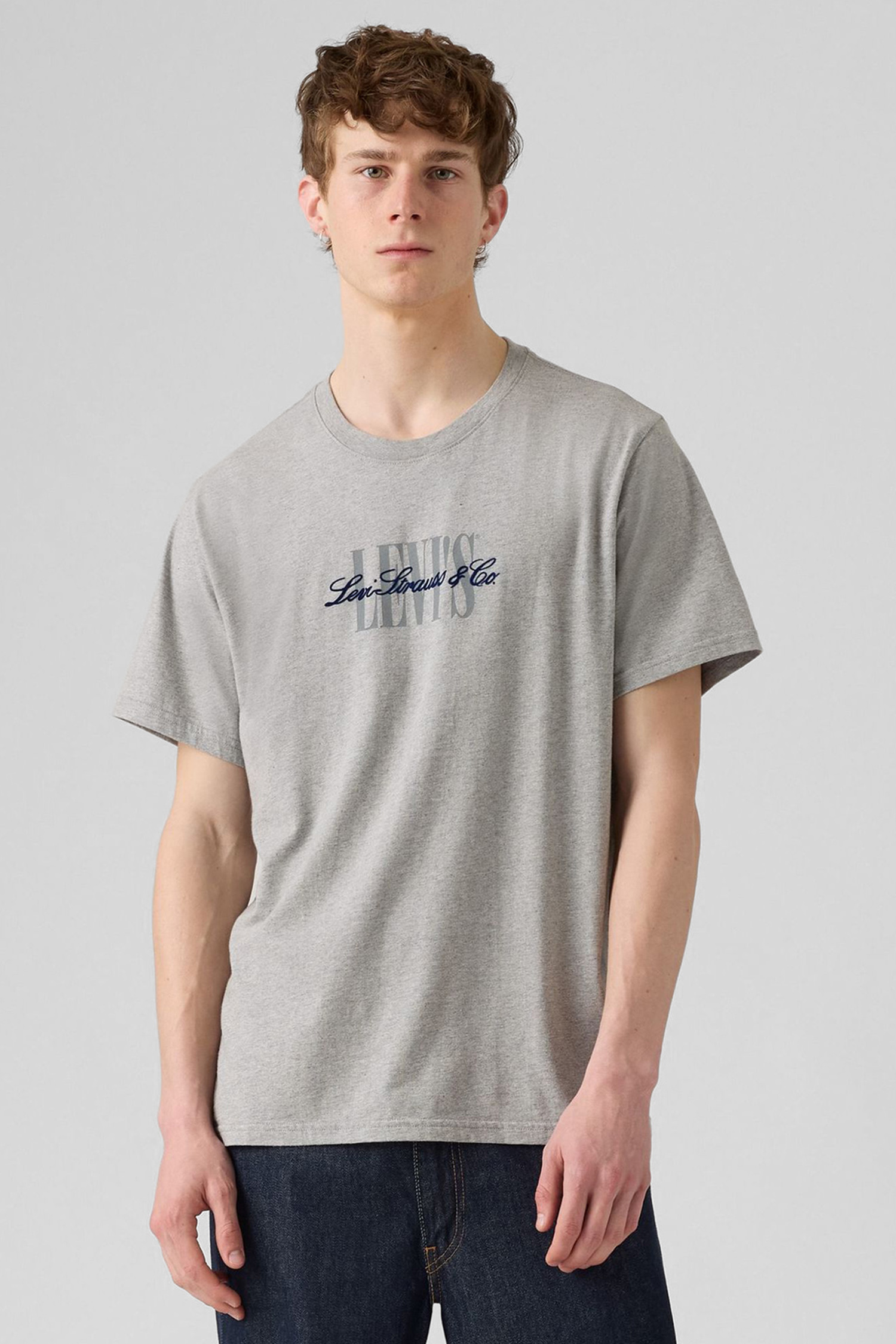 Мужская серая футболкаLevi's Мужская серая футболка 1