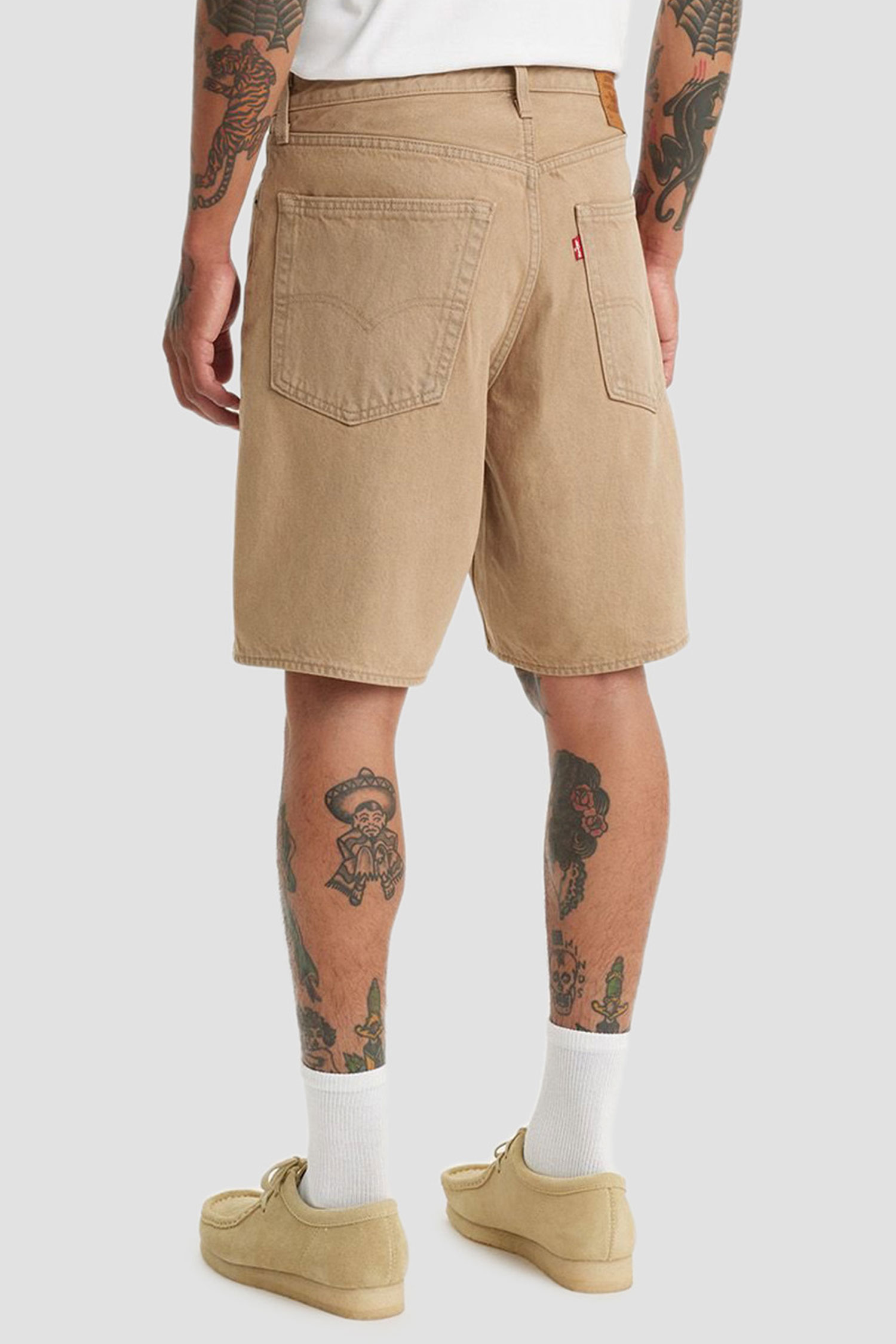 Мужские бежевые джинсовые шорты 468™ Stay Loose 3
