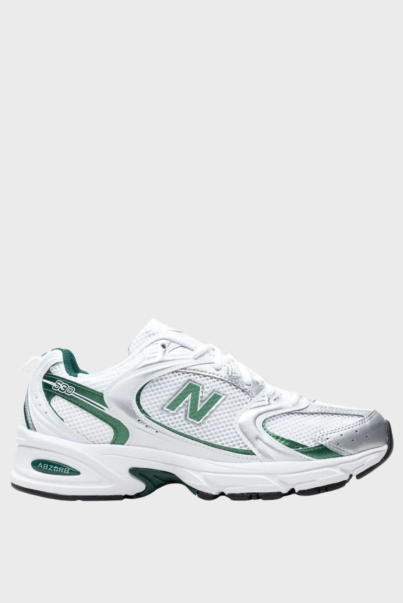 New Balance 530 White Silver Green 1