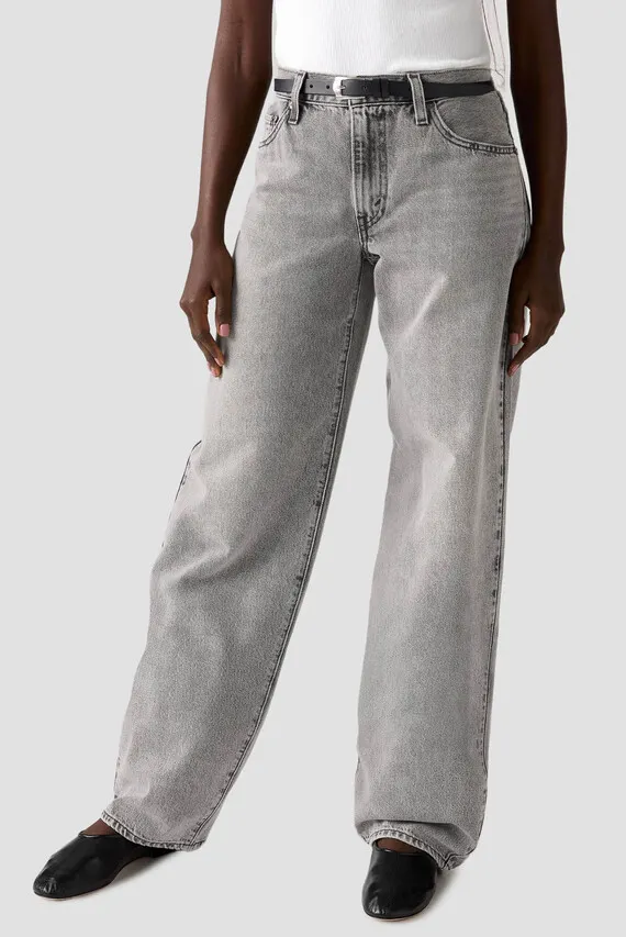 Женские серые джинсы Baggy Dad Levi's