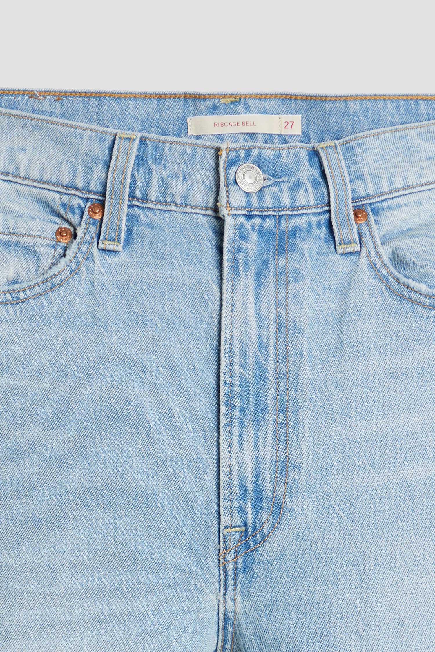 Женские голубые джинсы Ribcage 6