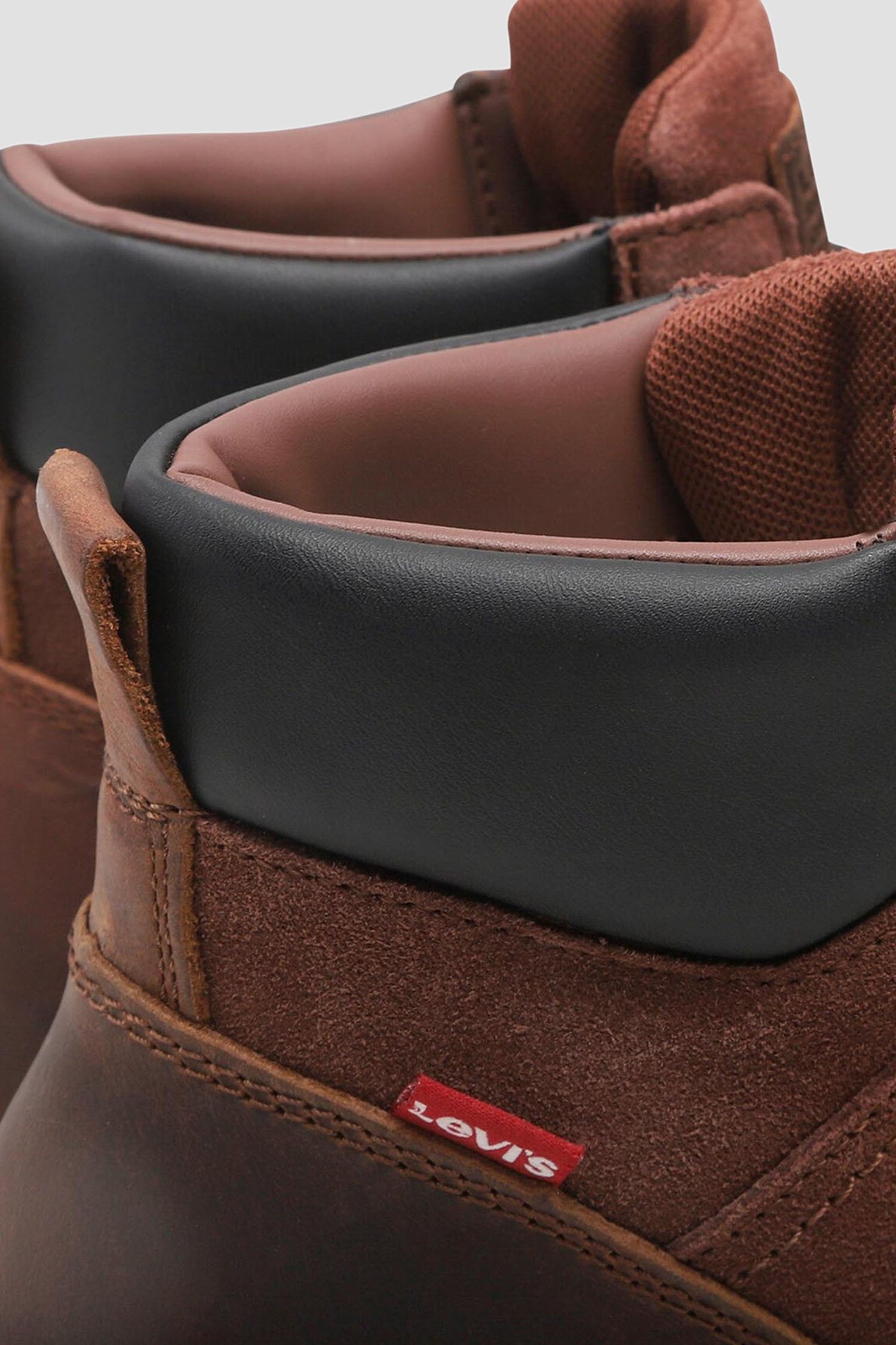 Мужские коричневые кожаные ботинки 5