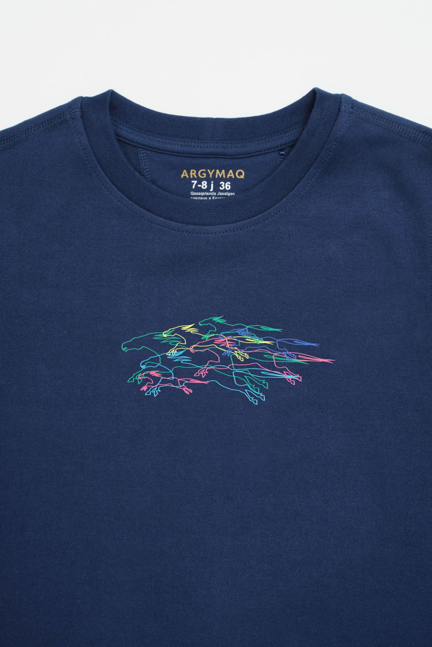 Детский темно-синий свитшот 3