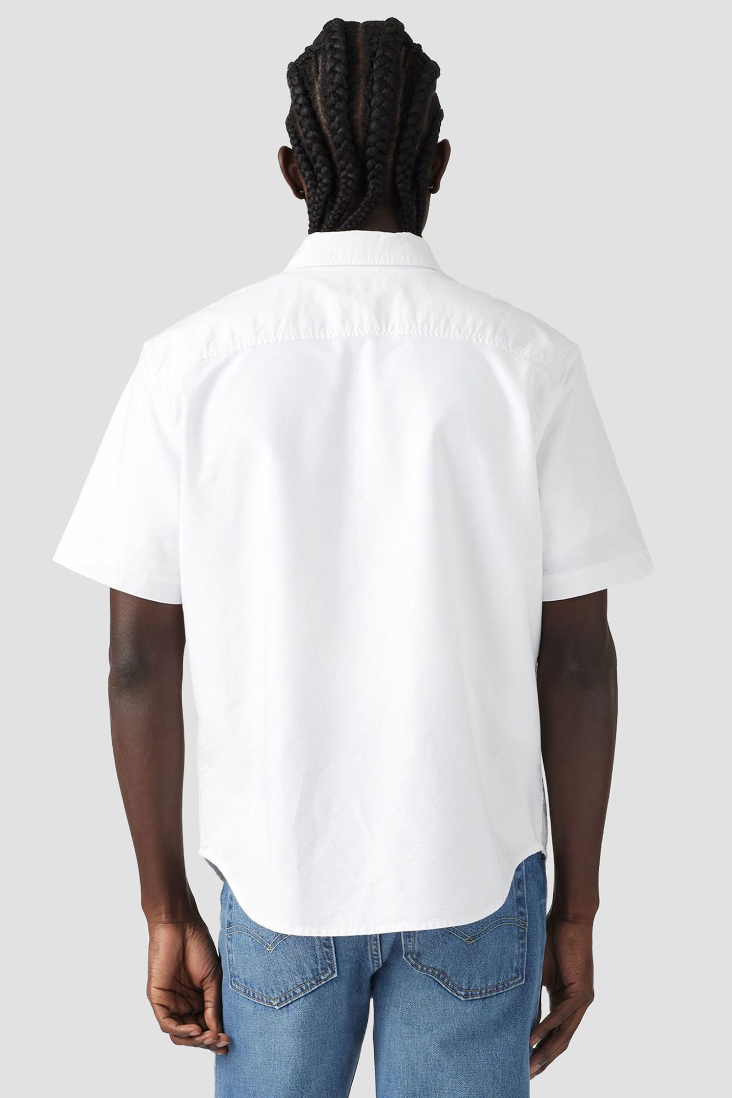 Мужская белая рубашка 3